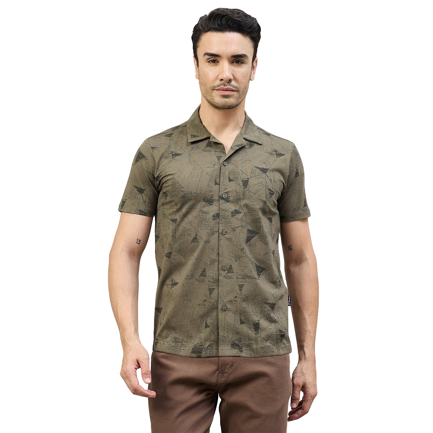 Duke Urban Men Regular Half Sleeve Cotton Shirt (LF6091A)
