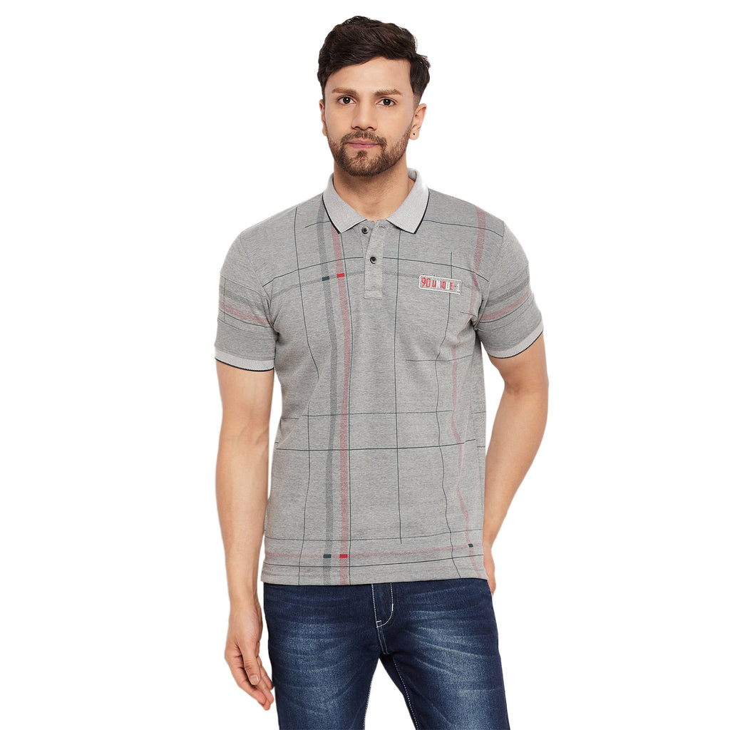 Duke Stardust Men Half Sleeve Cotton T-shirt (MLF5863)
