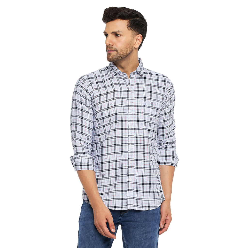Duke Urban Men Full Sleeve Cotton Shirts (SDO8CKLB)