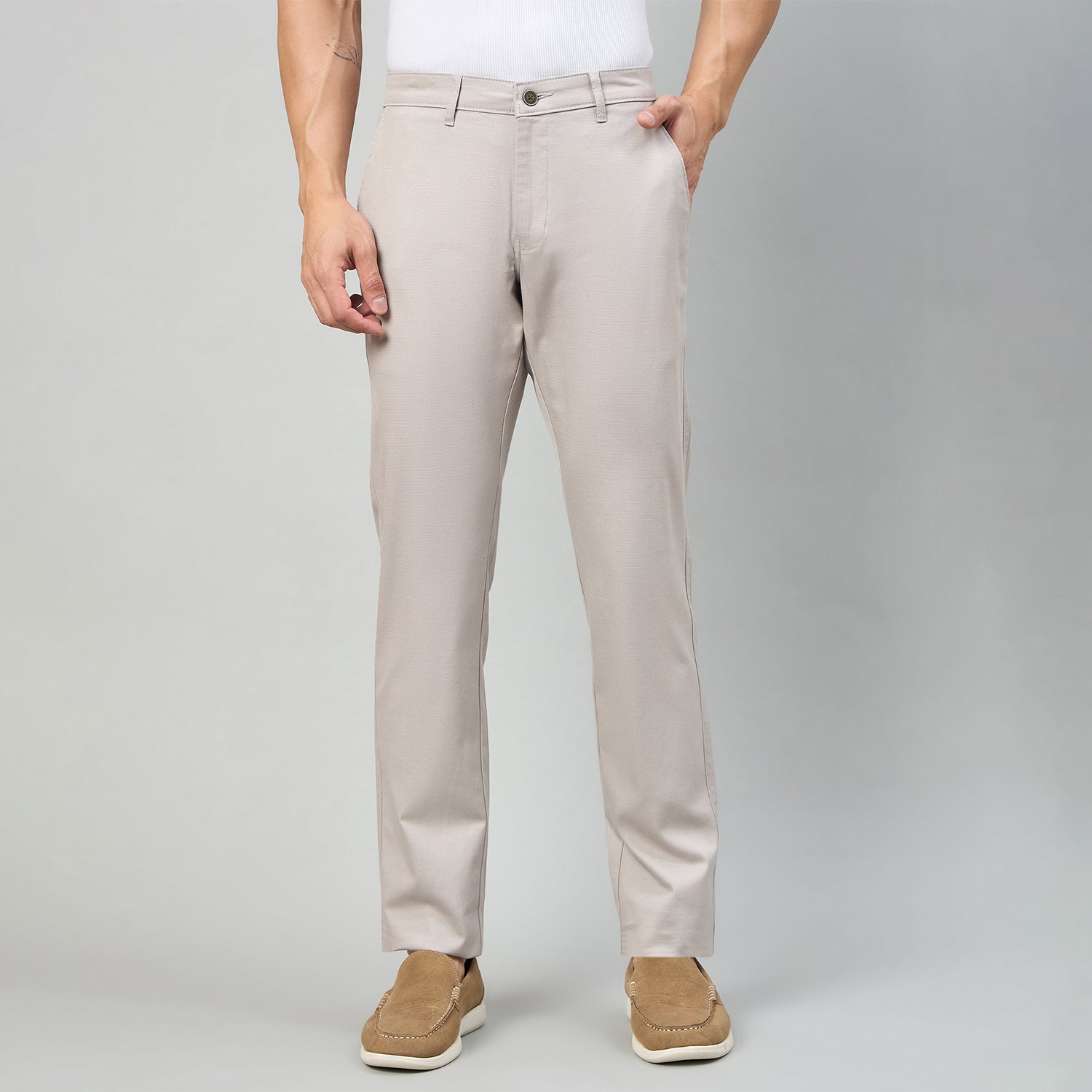 Duke Men Narrow fit Casual Chinos Trouser (SDT4702)