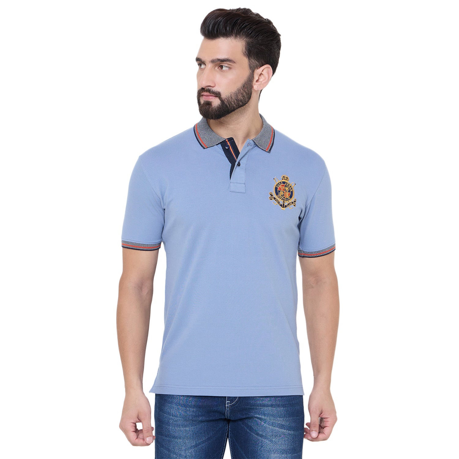 Duke Urban Men Half Sleeve Cotton Tshirt (LF7238)