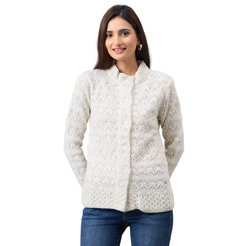 Duke Urban Women Full Sleeve Front Open Regular Cardigan (SDS1367R)