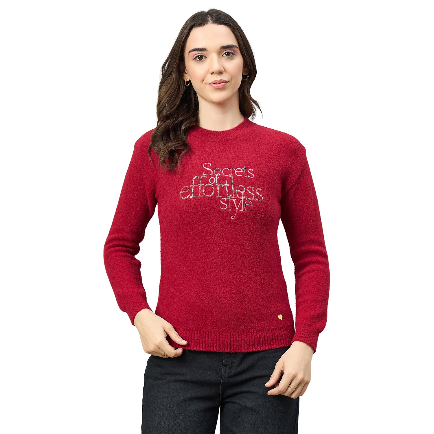 Duke Urban Women Full Sleeve Round Neck Pullover (SDS1408C)