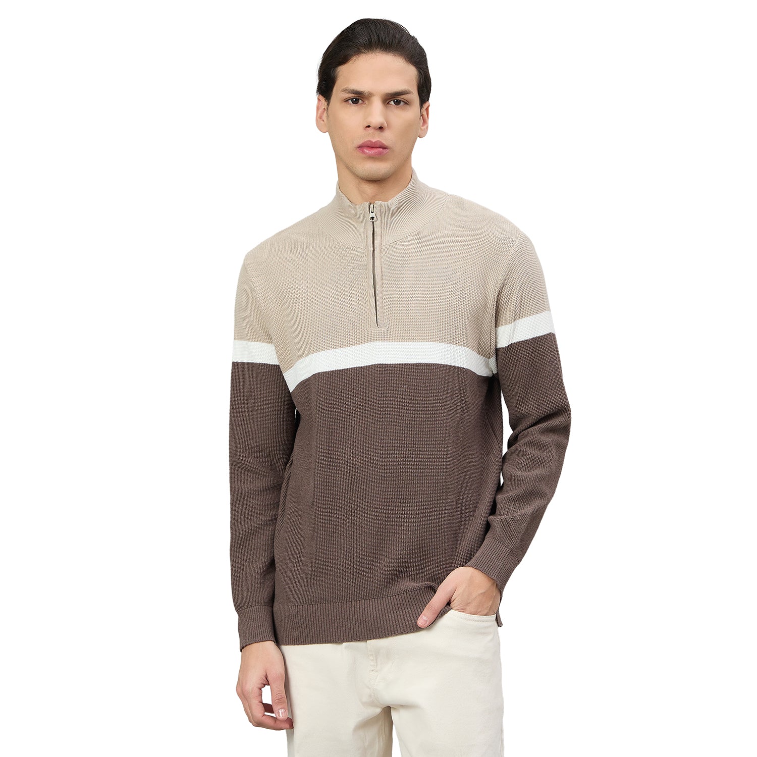 Duke Urban Men Half Sleeve Regular Sweater (SDS2382)