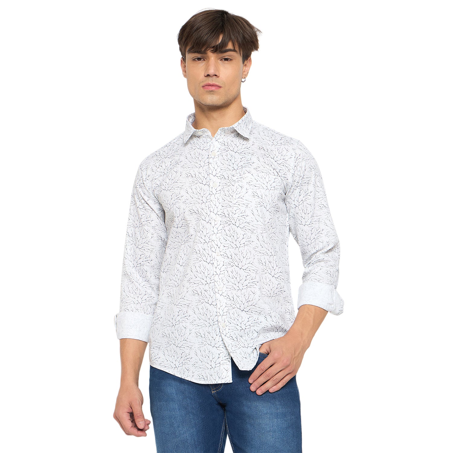 Duke Urban Men Full Sleeve Cotton Shirt (SDO7PRTK)
