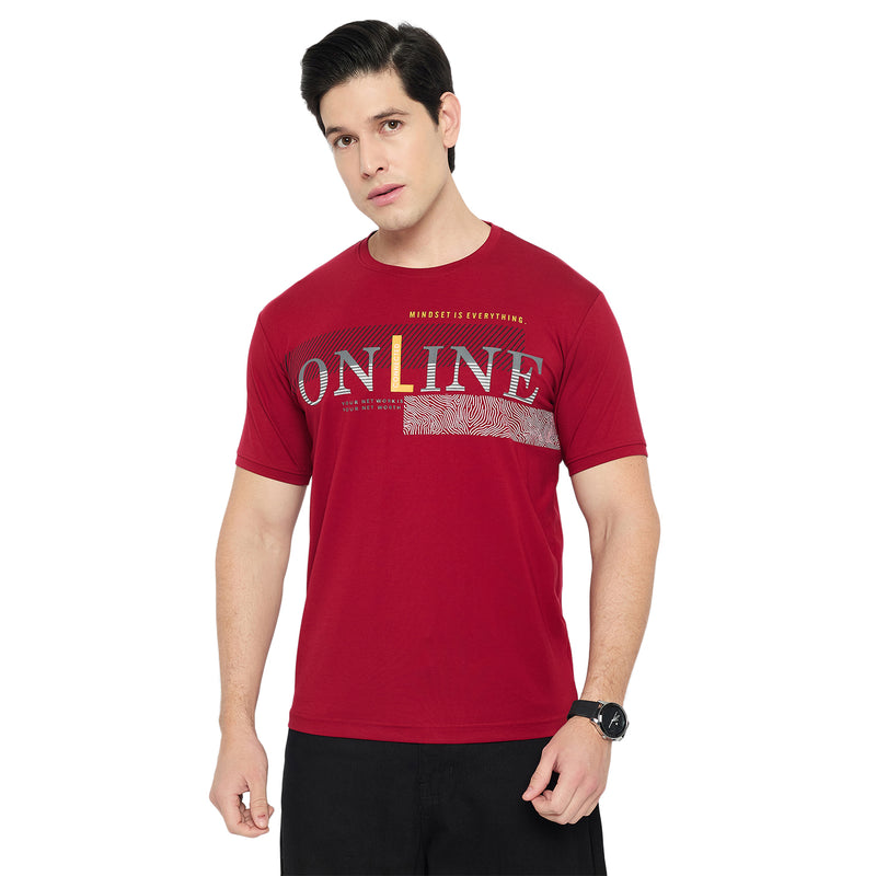 Duke Urban Men Half Sleeve Cotton Tshirt (LF5773)