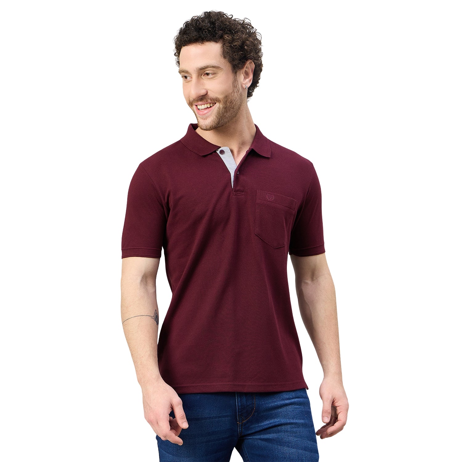 Duke Urban Men Smart Fit Solid Polo Tshirt (ONSD39) (More Colors)