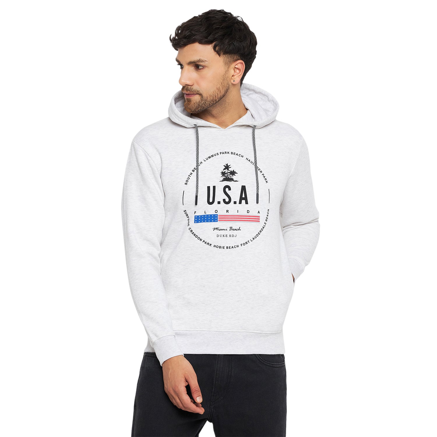 Duke Urban Men Hooded Neck Sweatshirt (LF6107)