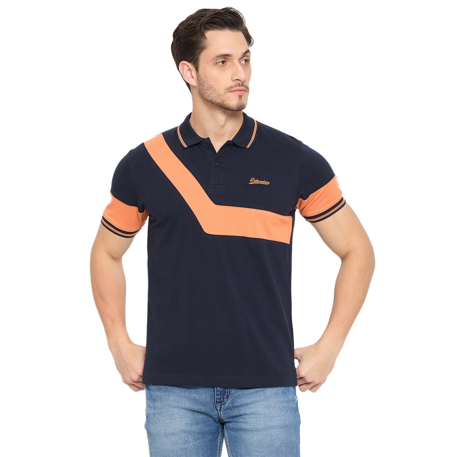 Duke Urban Men Half Sleeve Cotton T-shirt (LF7287)