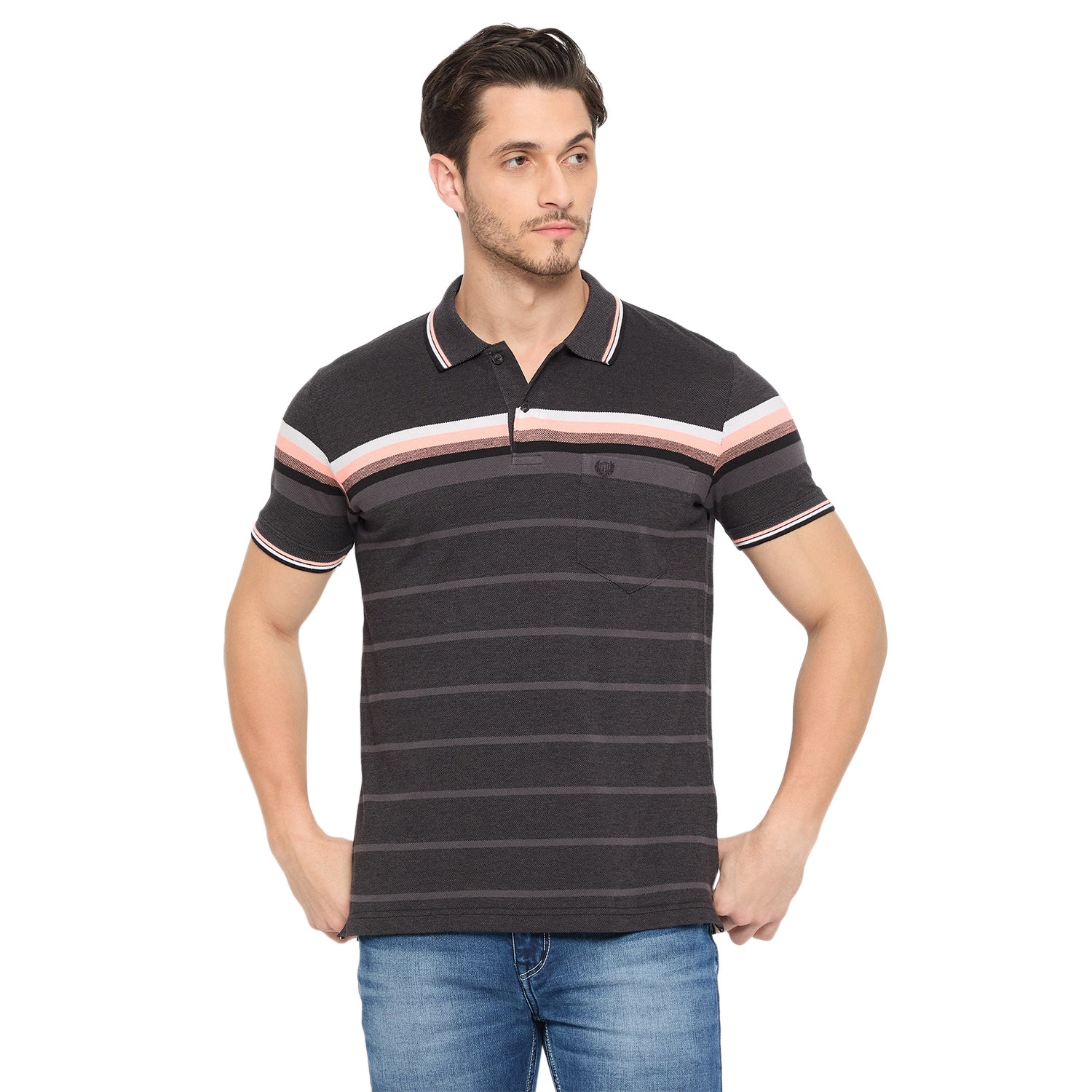 Duke Strardust Men Half Sleeve Cotton T-shirt (LF7129)