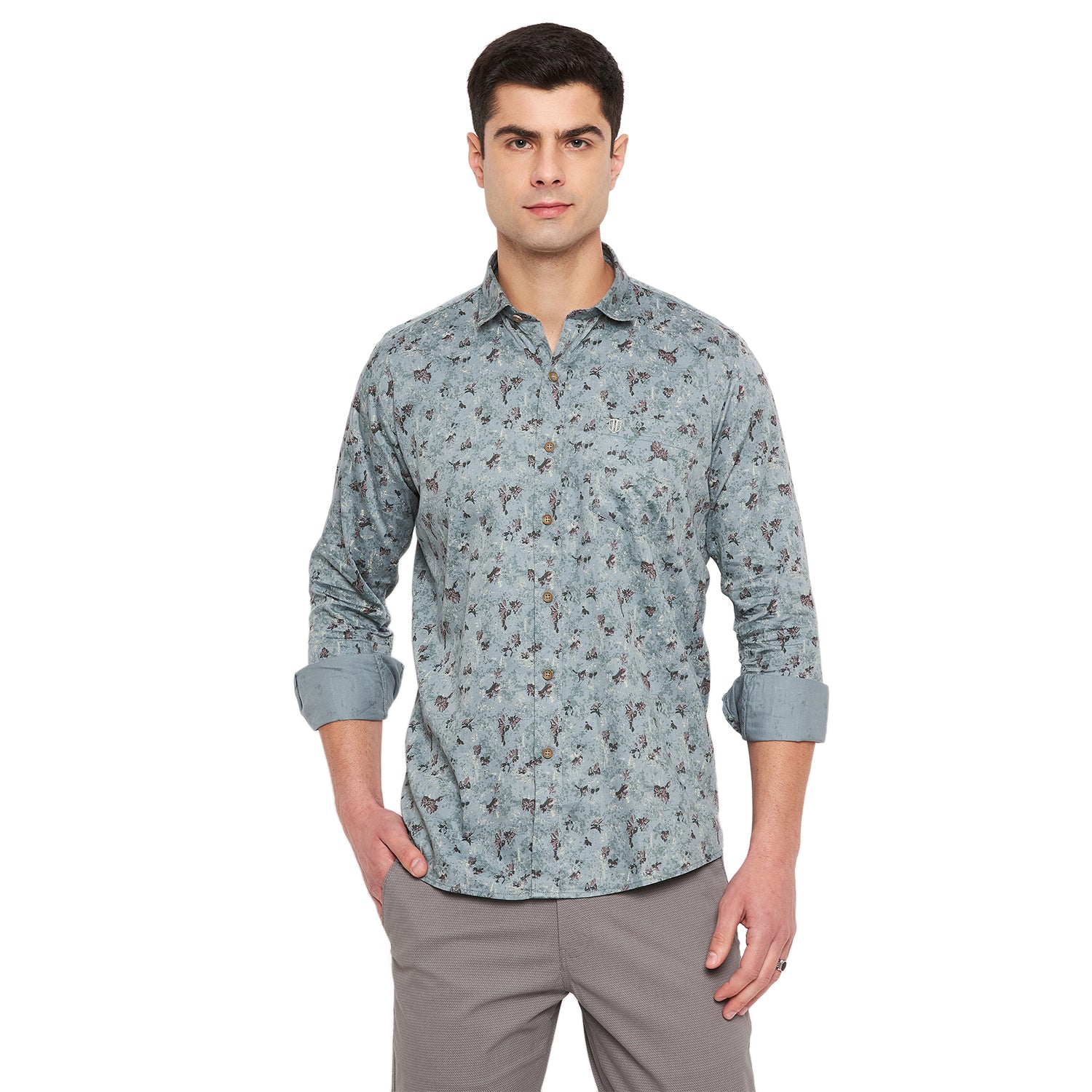 Duke Urban Men Full Sleeve Cotton Shirt (SDO8PRST)