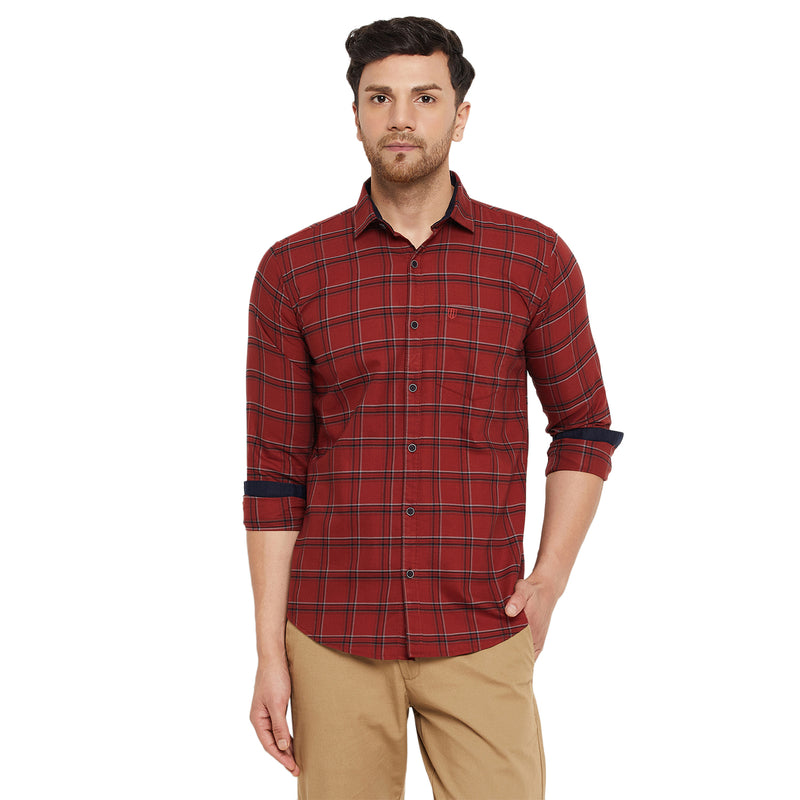 Duke Urban Men Full Sleeve Cotton Shirt (SDO5CKON)