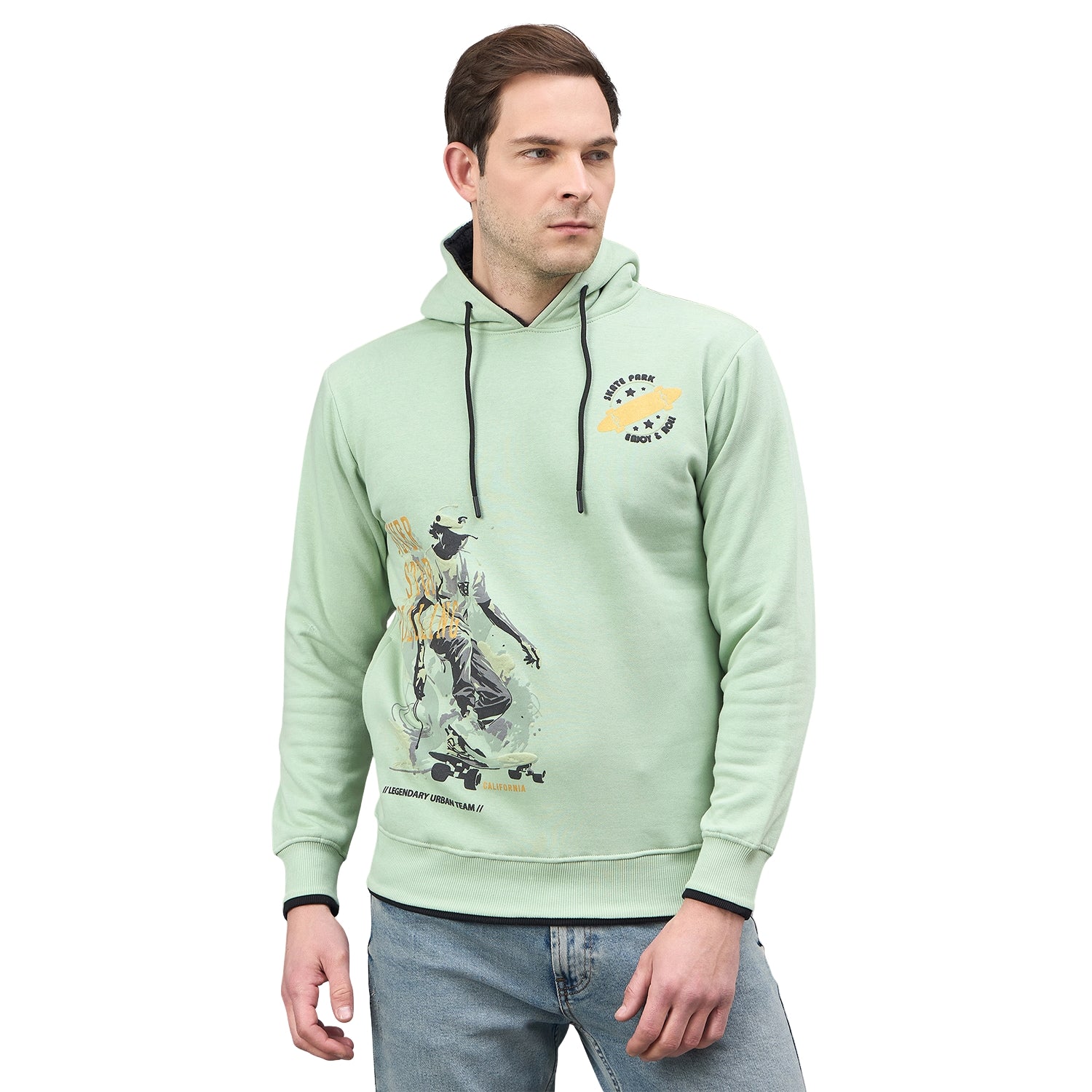 Duke Urban Men Full Sleeve Hooded Sweatshirt (MLF6391)