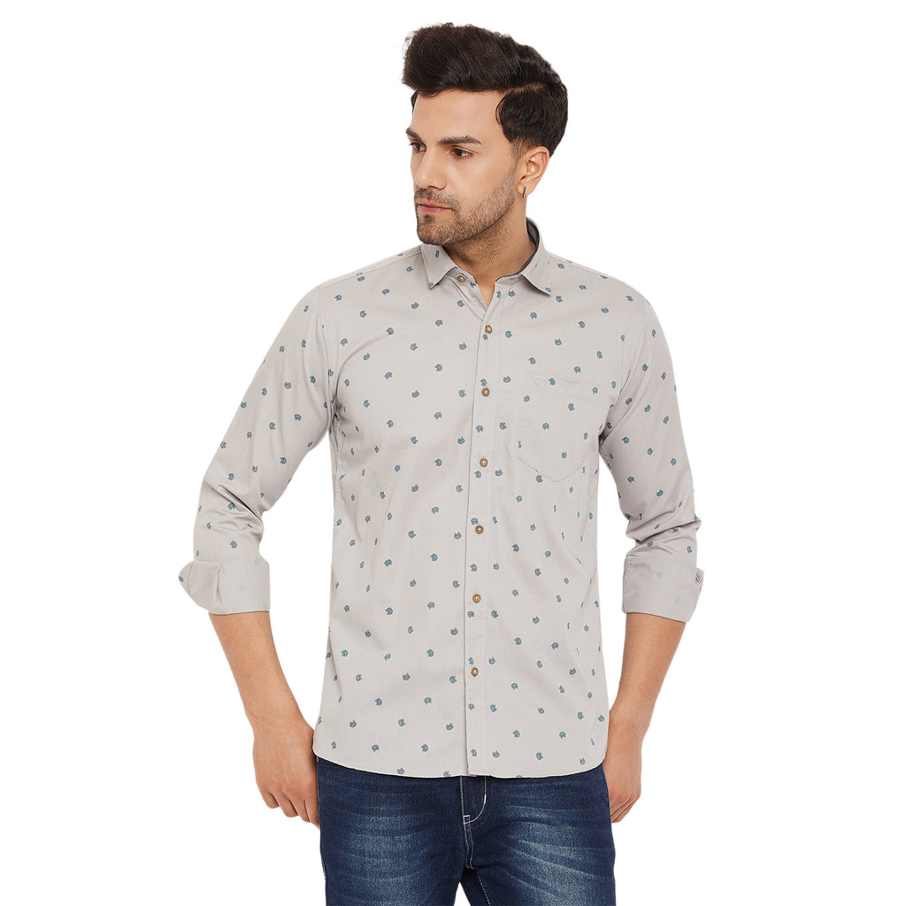 Duke Stardust Men Full Sleeve Cotton Shirt (SDO8PRTC)