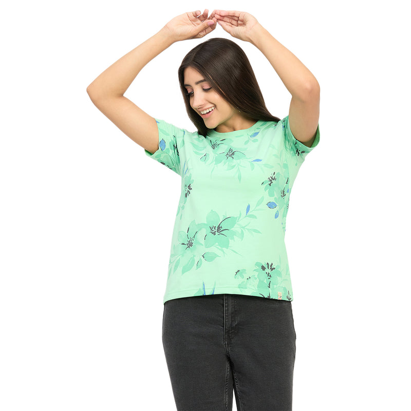 Duke Urban Women Half Sleeve Round Neck Top (LFX3287)