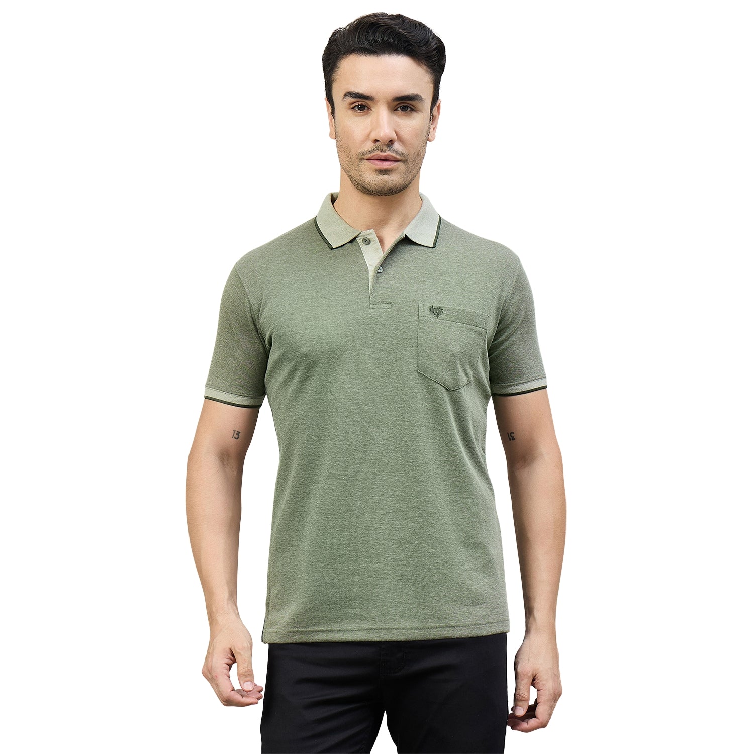 Duke Men Half Sleeve Cotton Smart Fit Casual T-shirt (SD74)