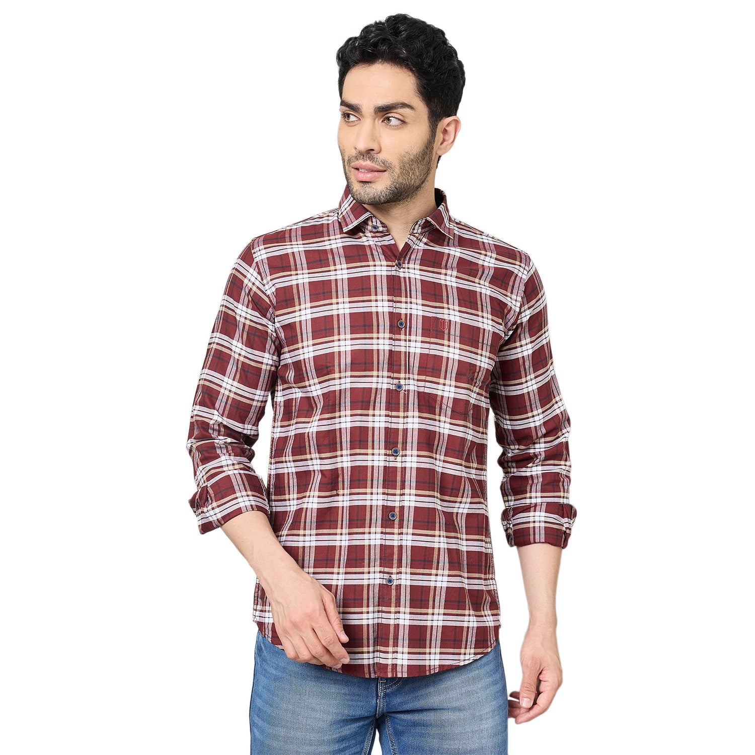 Duke Urban Men Full Sleeve Cotton Shirt (SDO5CKBA)