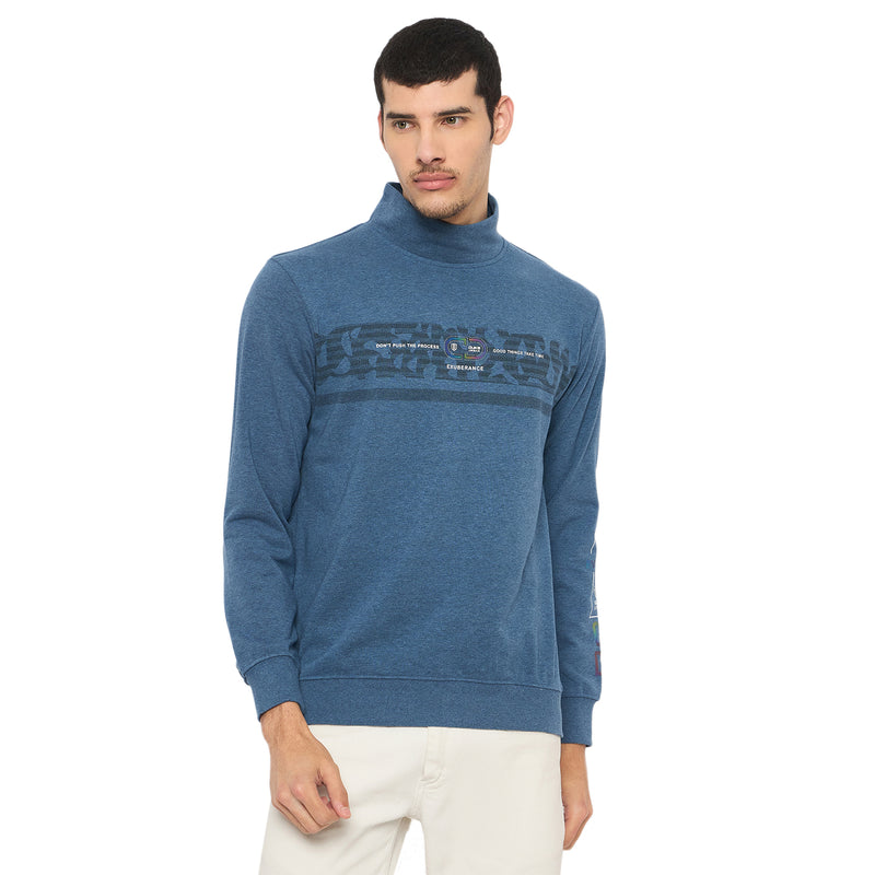 Duke Urban Men Full Sleeve Turtle Neck Sweatshirt (LF6393)