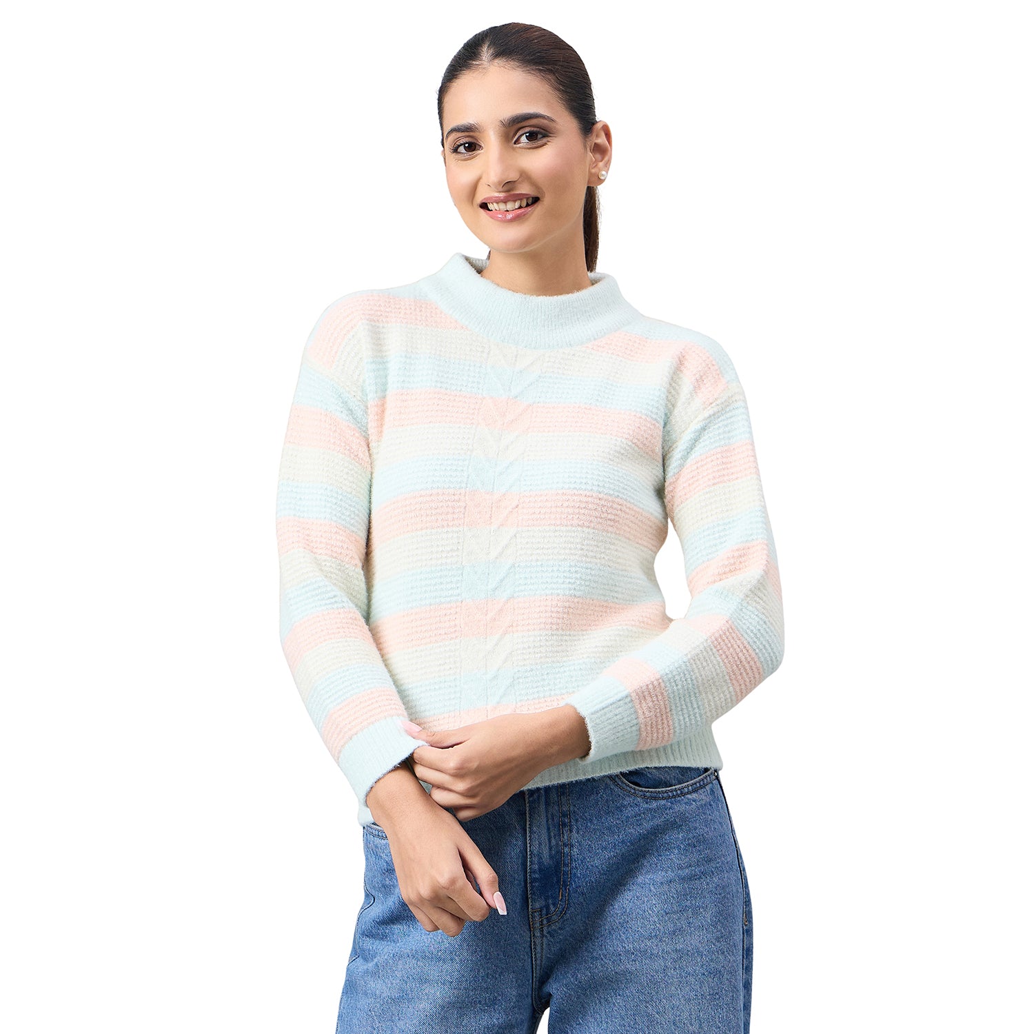 Duke Urban Women Full Sleeve RoundNeck Pullover (SDS1394)