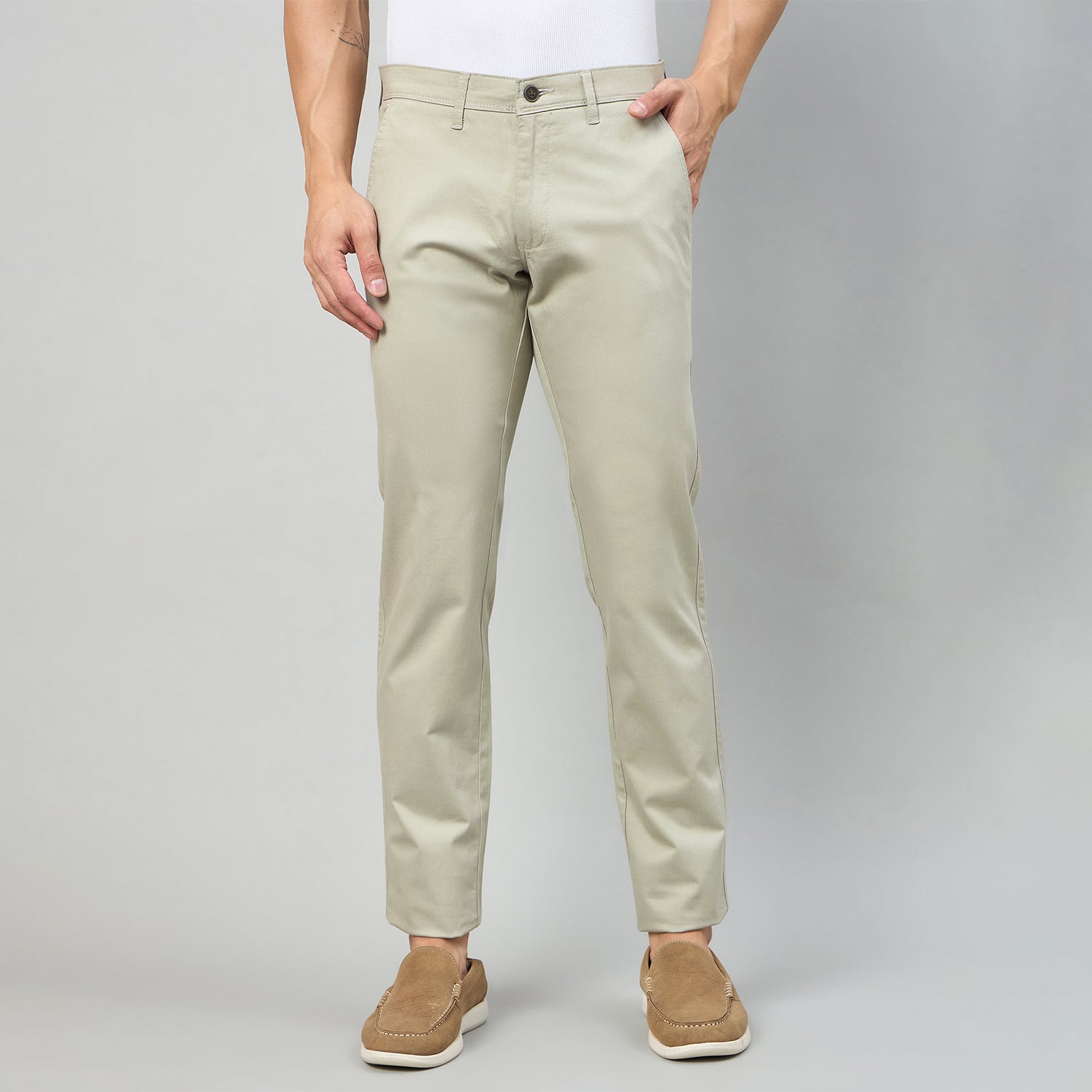 Duke Men Narrow fit Casual Chinos Trouser (SDT4696)