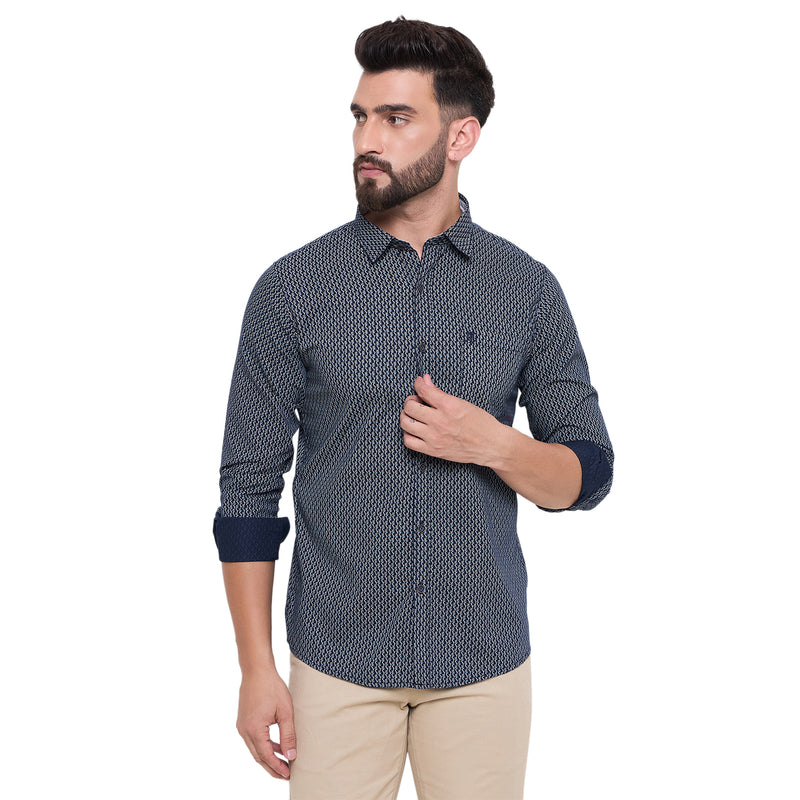 Duke Urban Men Full Sleeve Cotton Shirt (SDO7PRB)