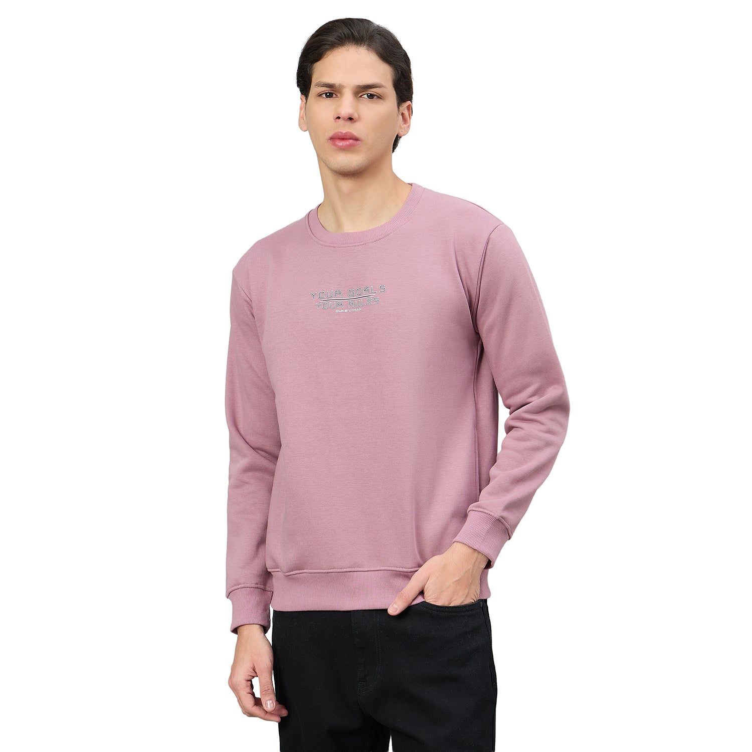 Duke Urban Men Round Neck Full Sleeve Regular Sweatshirt (LF6551)