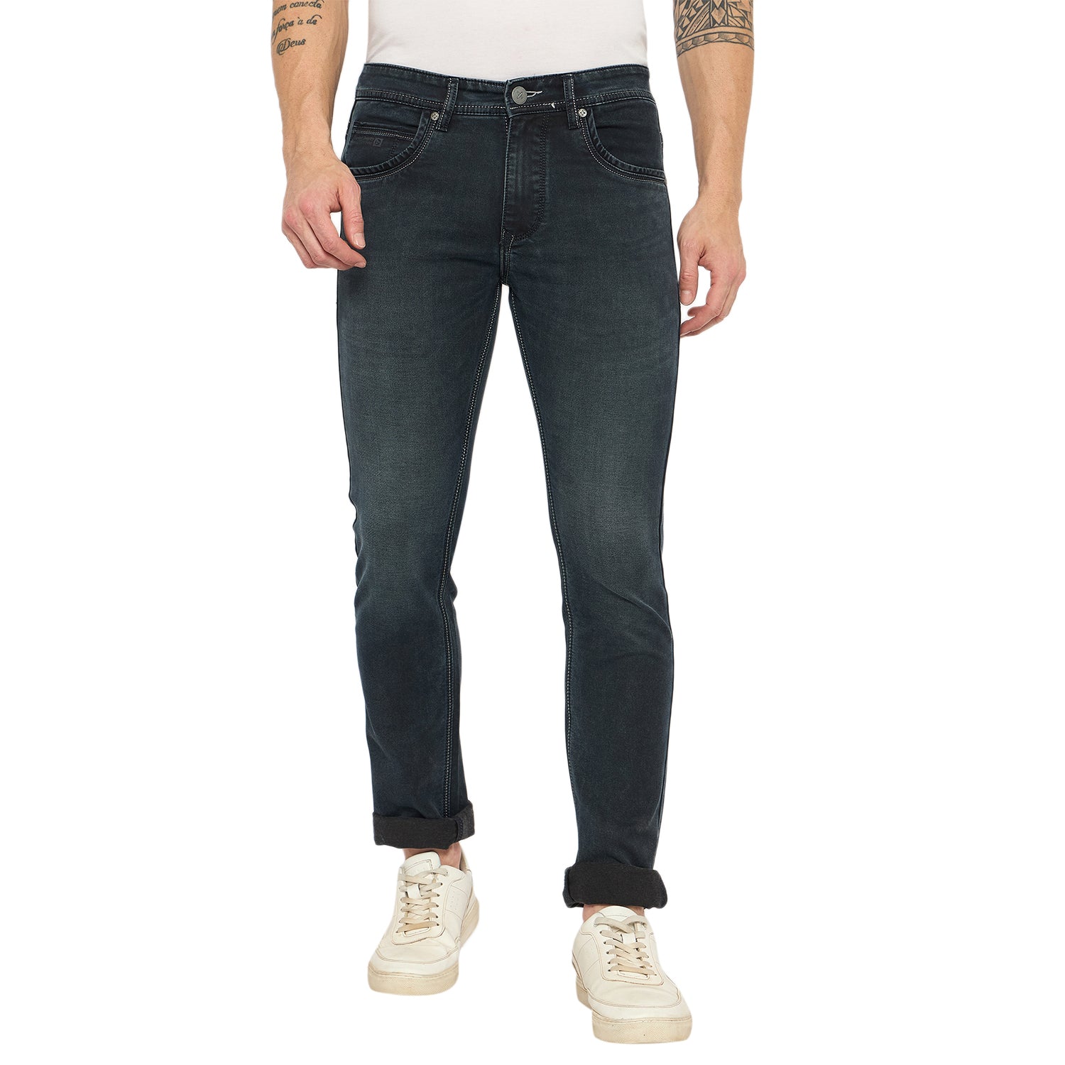 Duke Urban Men Narrow Bottom Stretchable Jeans (SDD5677N)