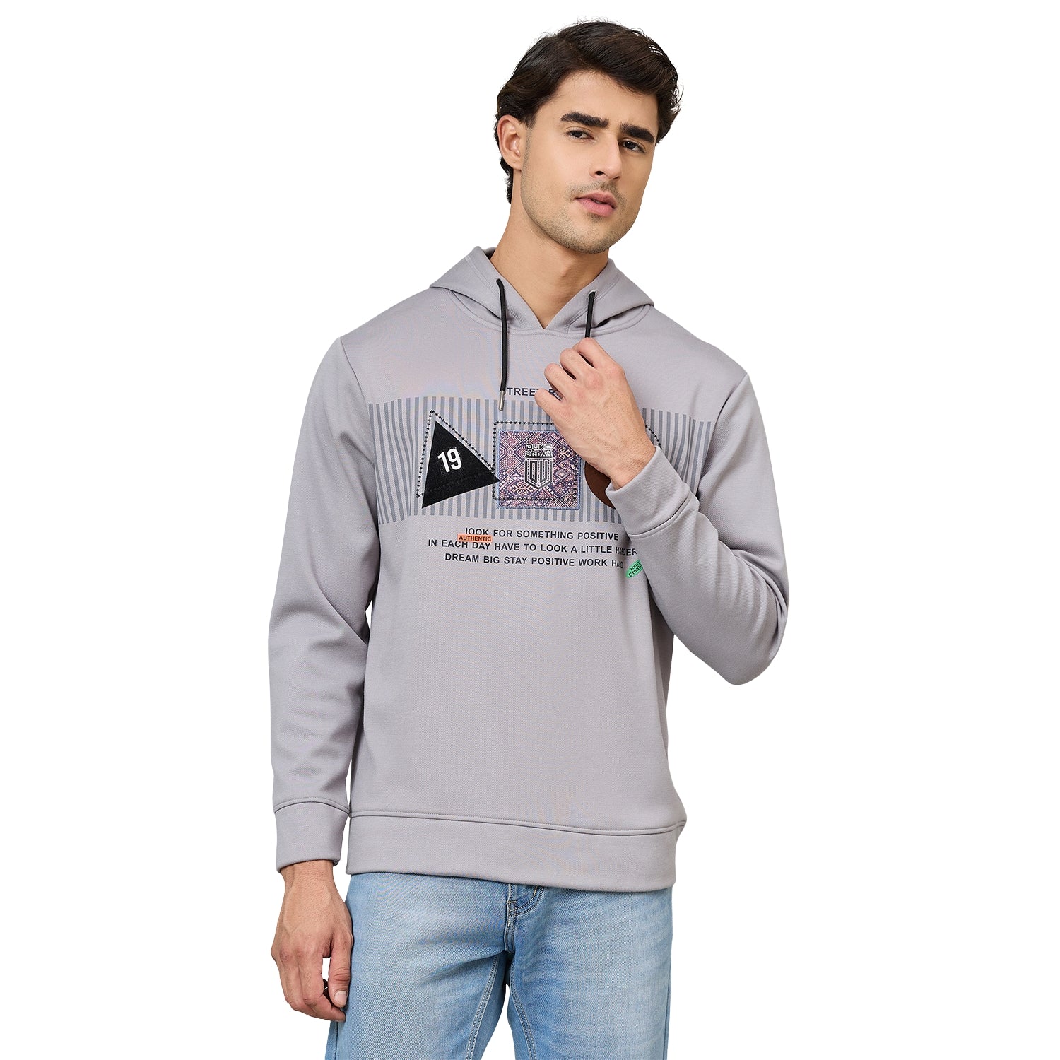 Duke Urban Men Hooded Regular Sweatshirt (LF6443)