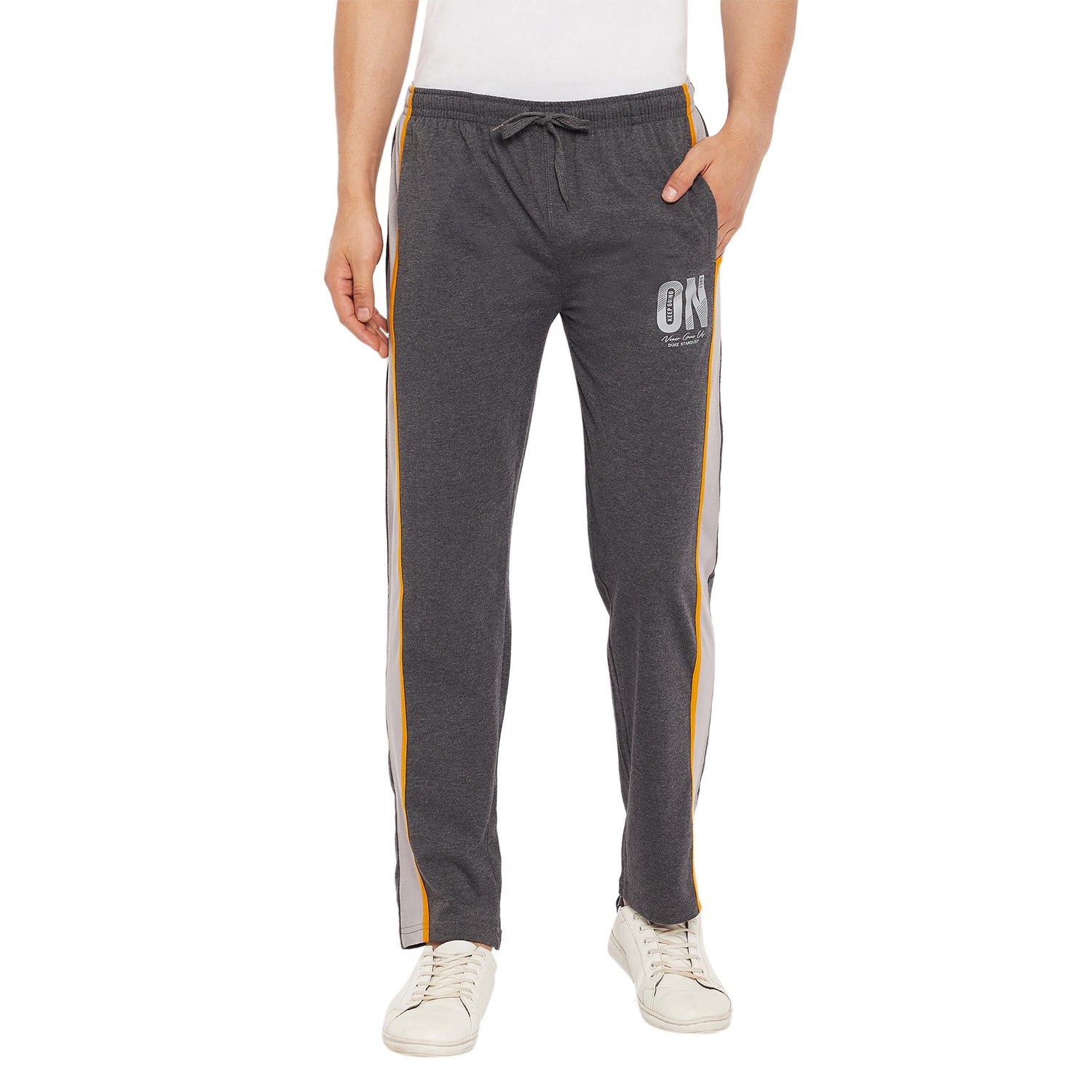 Duke Urban Men Solid Regular Track Pant (LF5690)