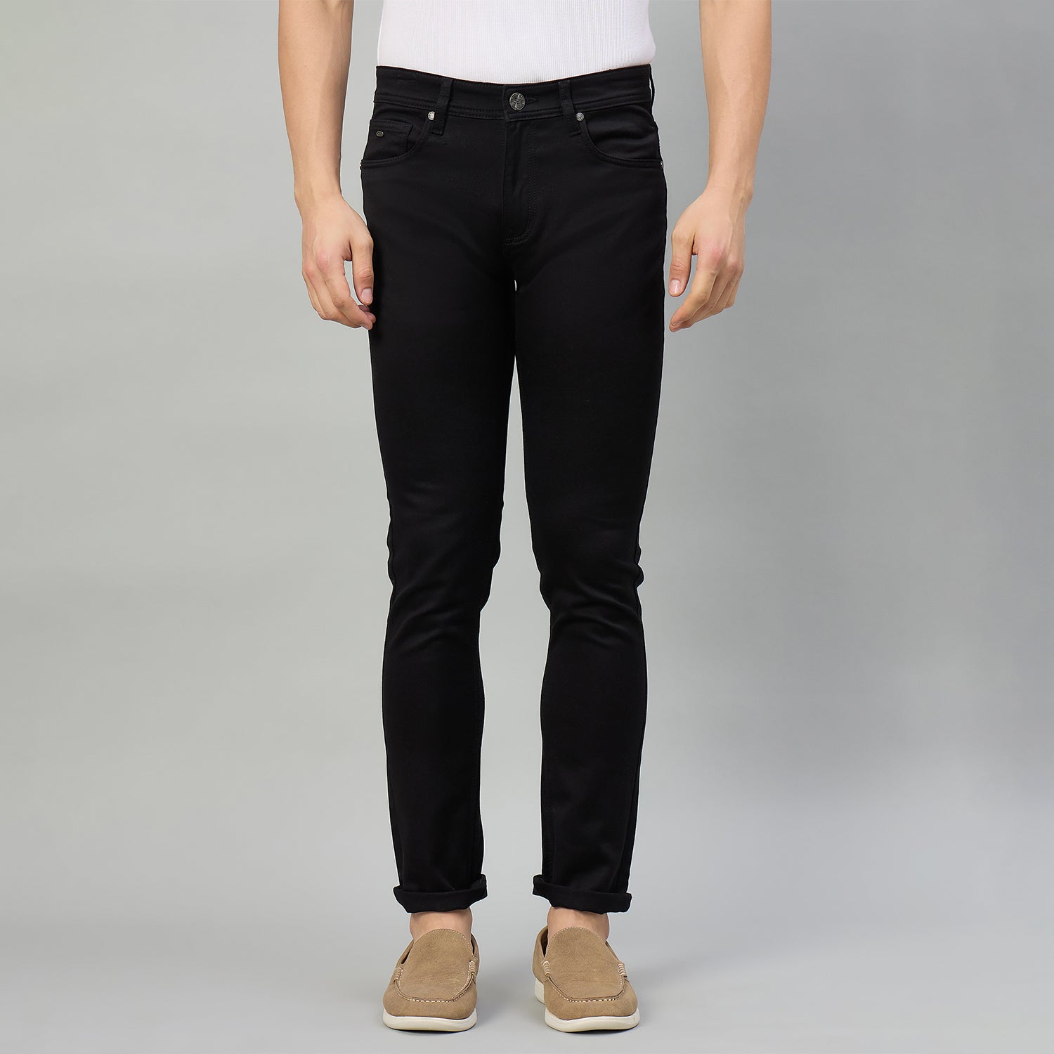 Duke Men Narrow Fit Stretchable Jeans (SDD9234N)