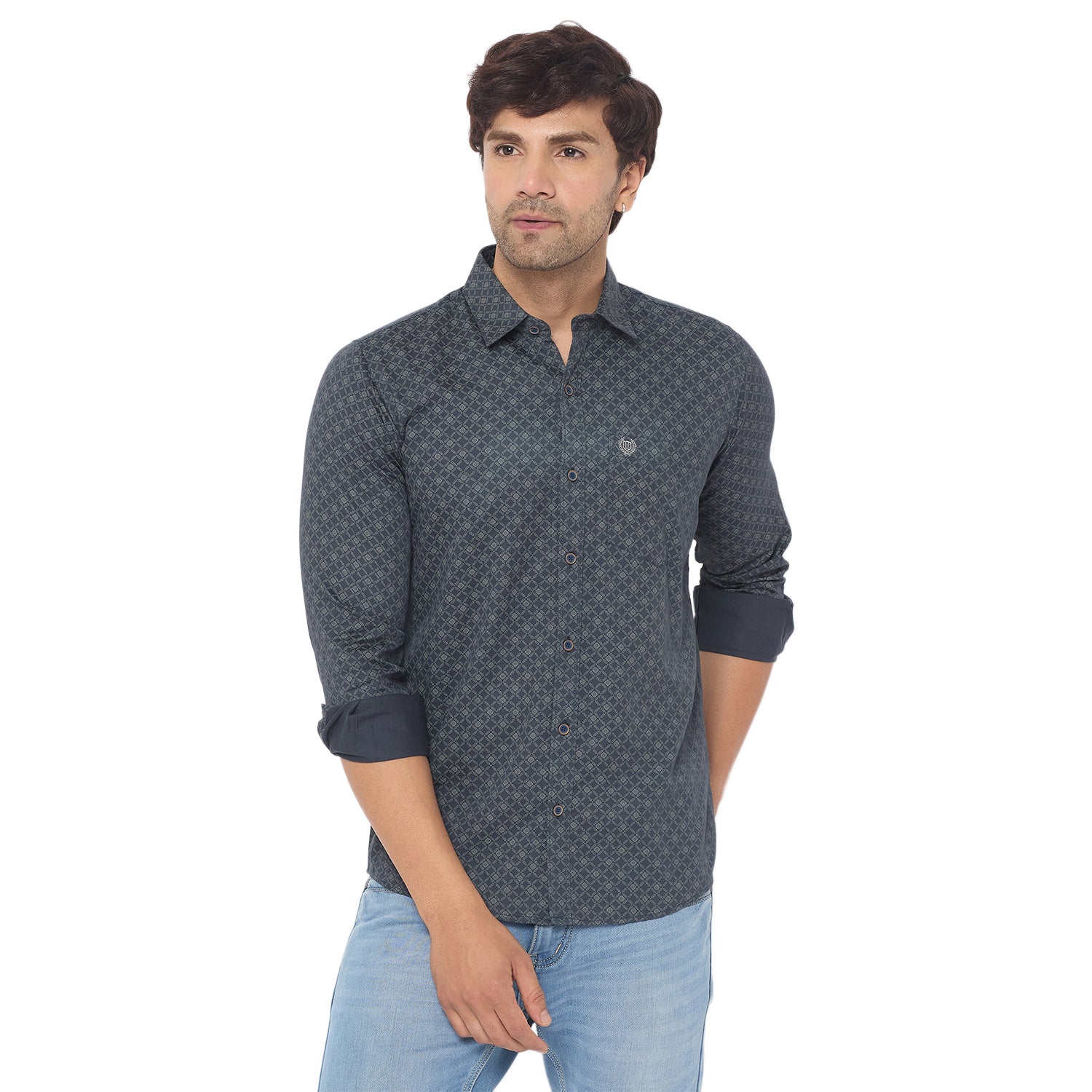 Duke Urban Men Full Sleeve Cotton Shirt (SDO6PRTS)