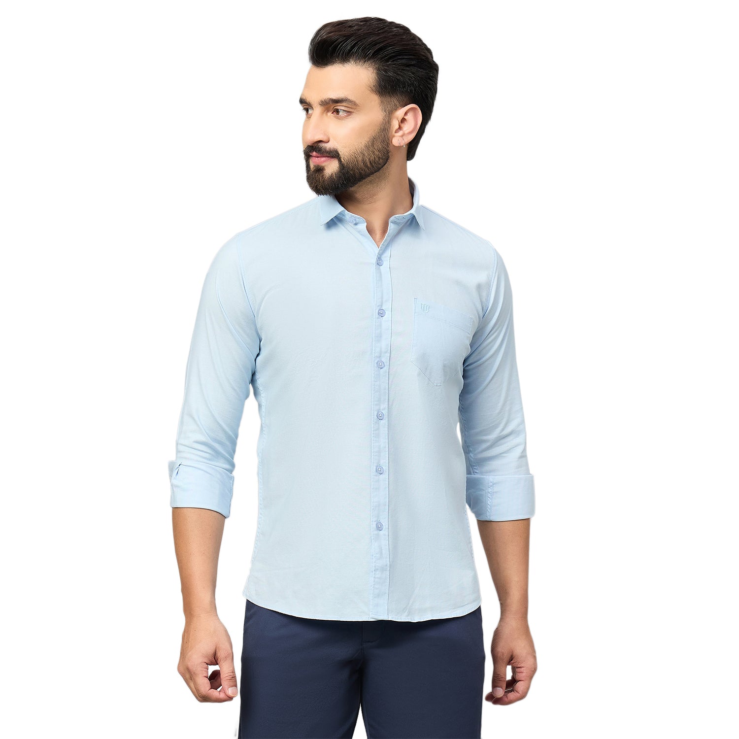 Duke Urban Men Full Sleeve Cotton Shirt (SDO8PLOB)