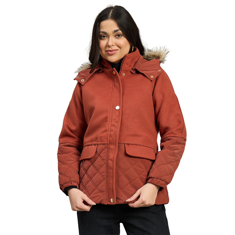 Duke Urban Women Short Style Full Sleeve Hooded Jacket (SDZ4139)