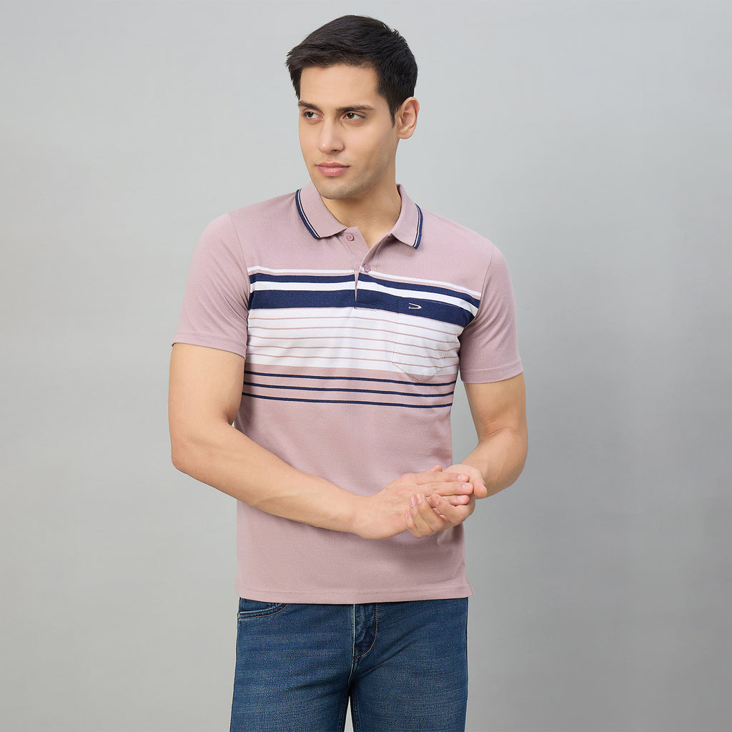 Duke Men Half Sleeve Cotton Regualr Fit Casual T-shirt (MLF1178)