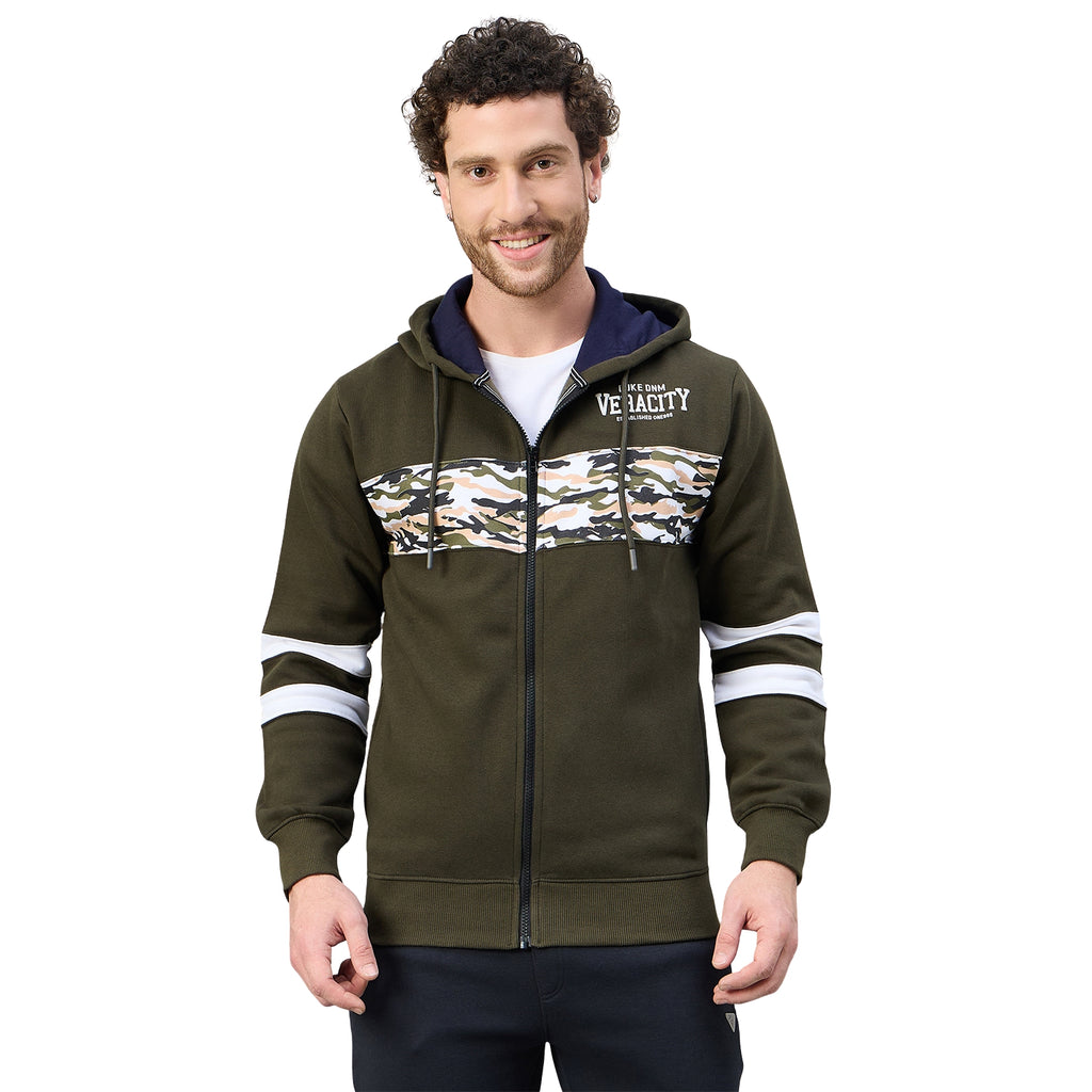 Duke Urban Men Full Zip Regular Sweathirt (LF6447)