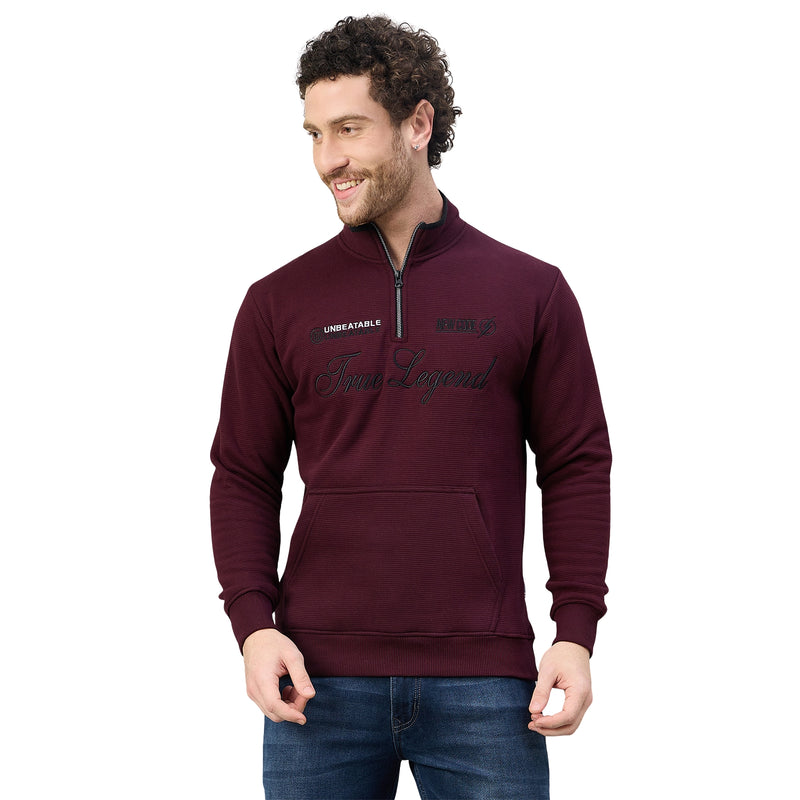 Duke Urban Men Half Zip Regular Sweathirt (LF6424)