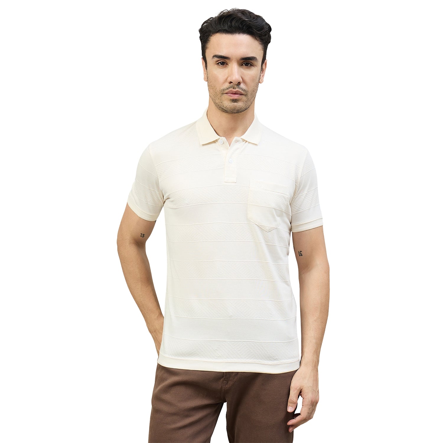 Duke Urban Men Half Sleeve Cotton Regular Fit Casual T-shirt (LF7965)