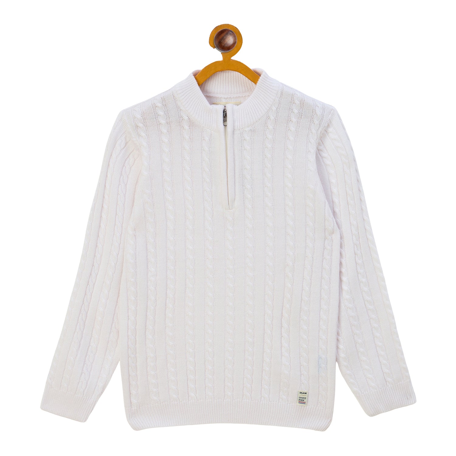Duke Urban Boys Half Zip Full Sleeve Regular Sweater (S3621)