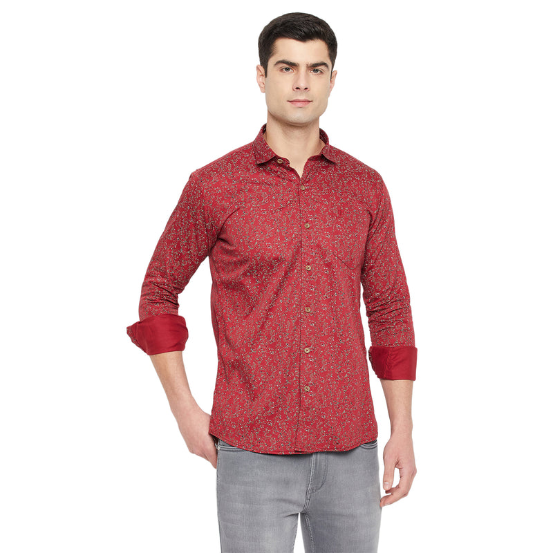 Duke Urban Men Full Sleeve Cotton Shirt (SDO8PRSM)