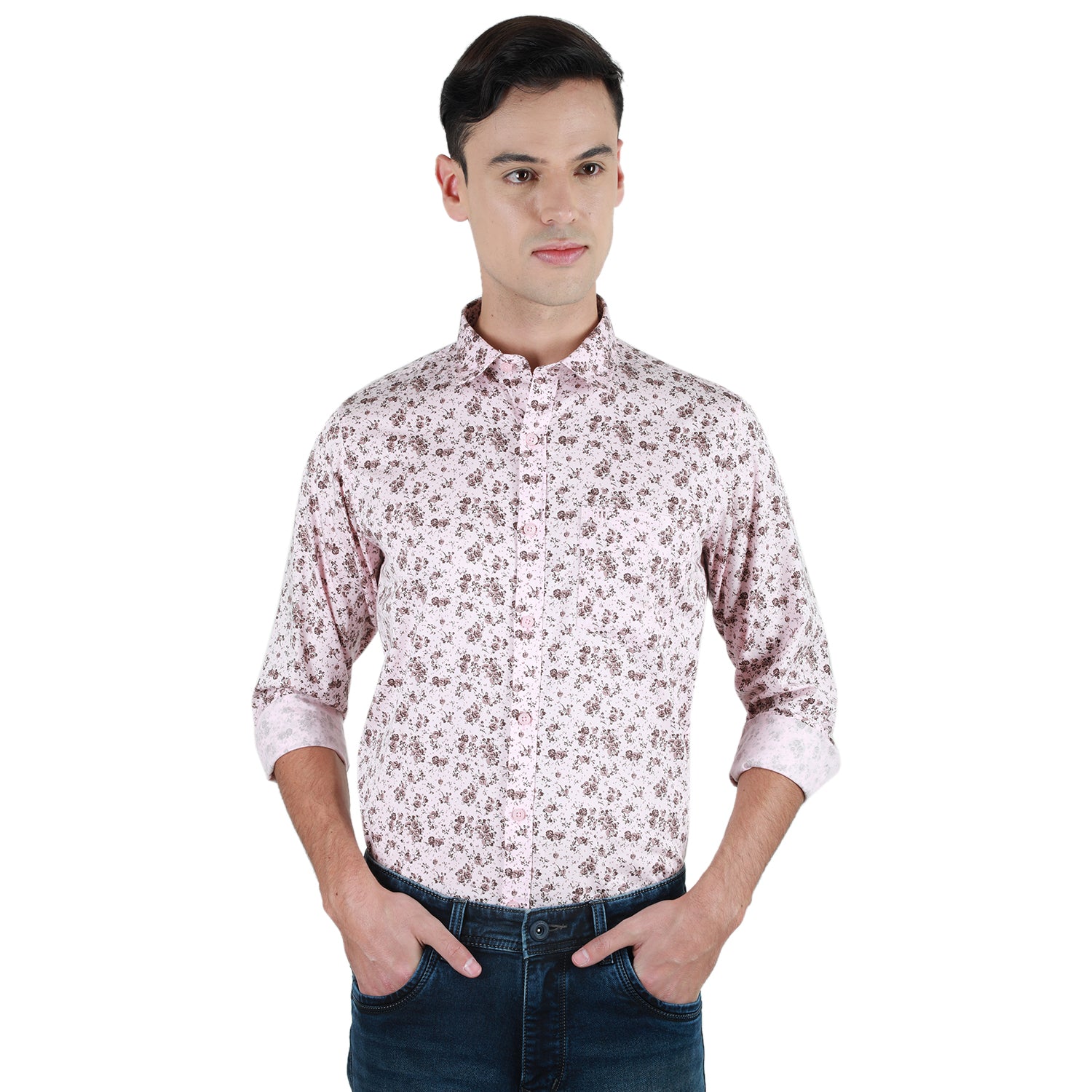 Duke Stardust Men Full Sleeve Cotton Shirt (SDO7PRTH)