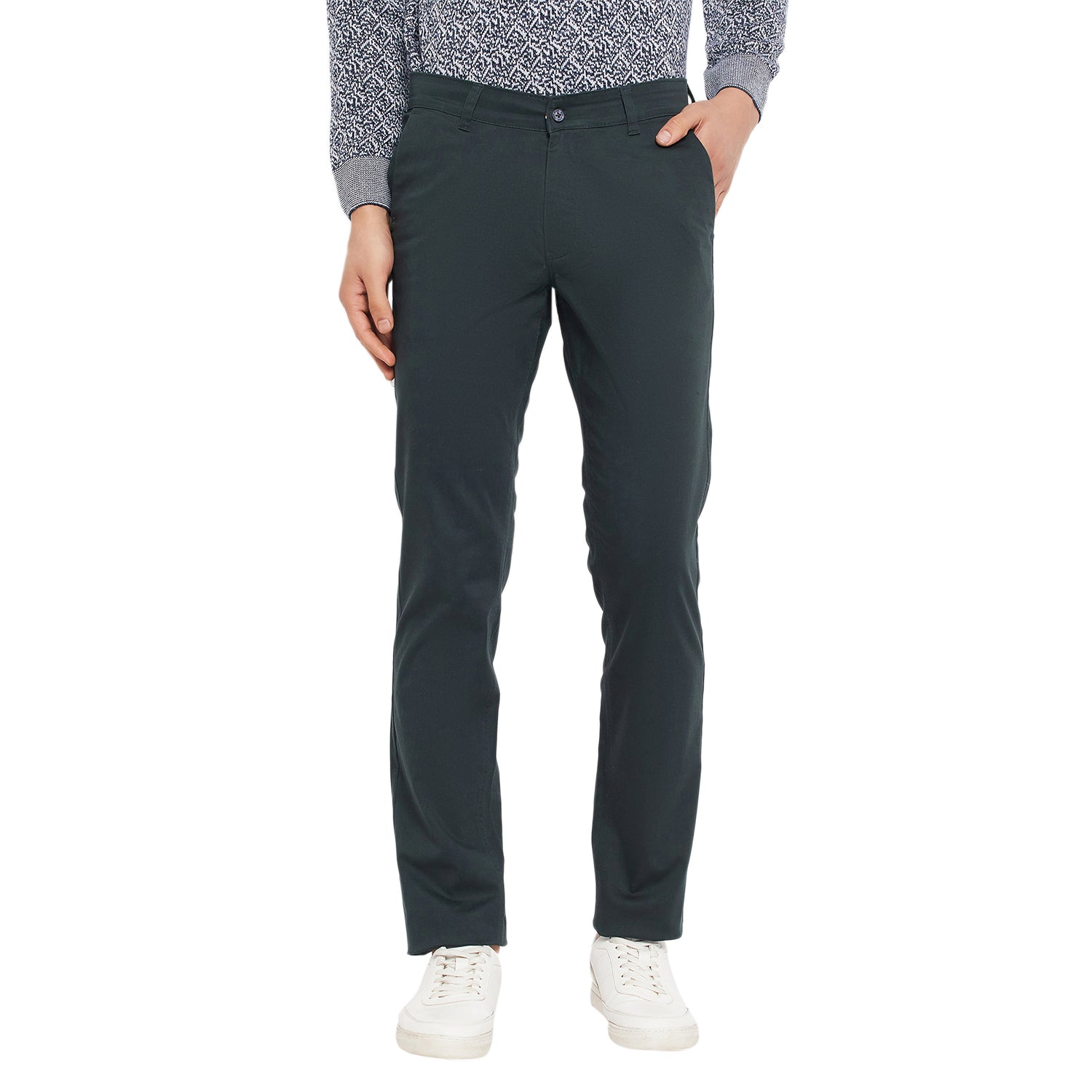 Duke Stardust Men Solid Chinos Trousers (SDT4512)