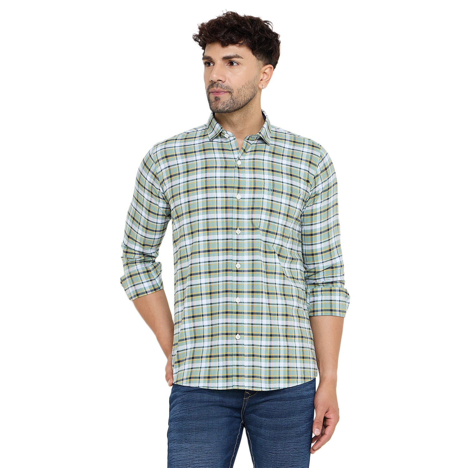 Duke Urban Men Full Sleeve Cotton Shirt (SDO8CKI)