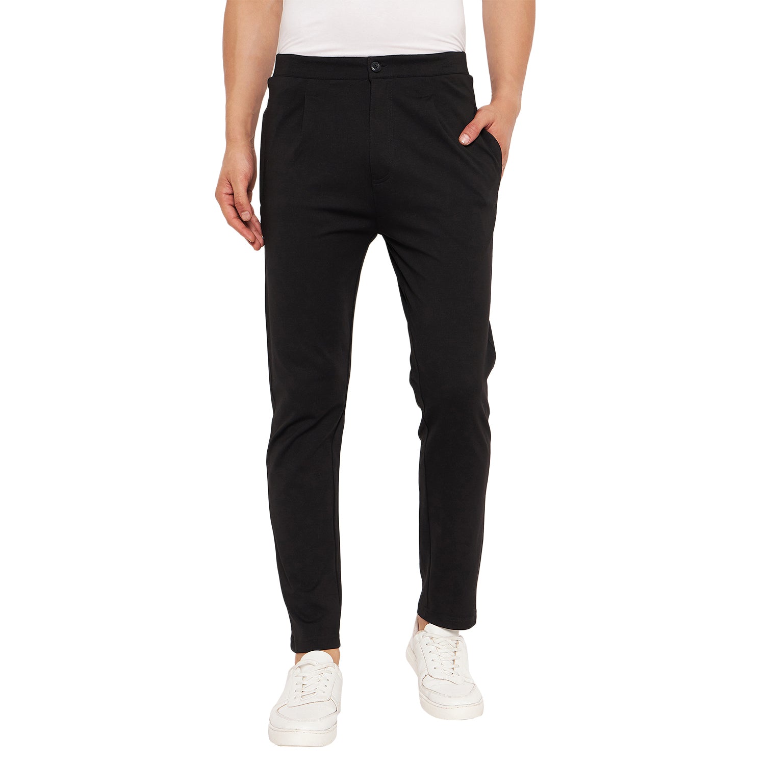 Duke Urban Men Solid Track Pant (LF5661)