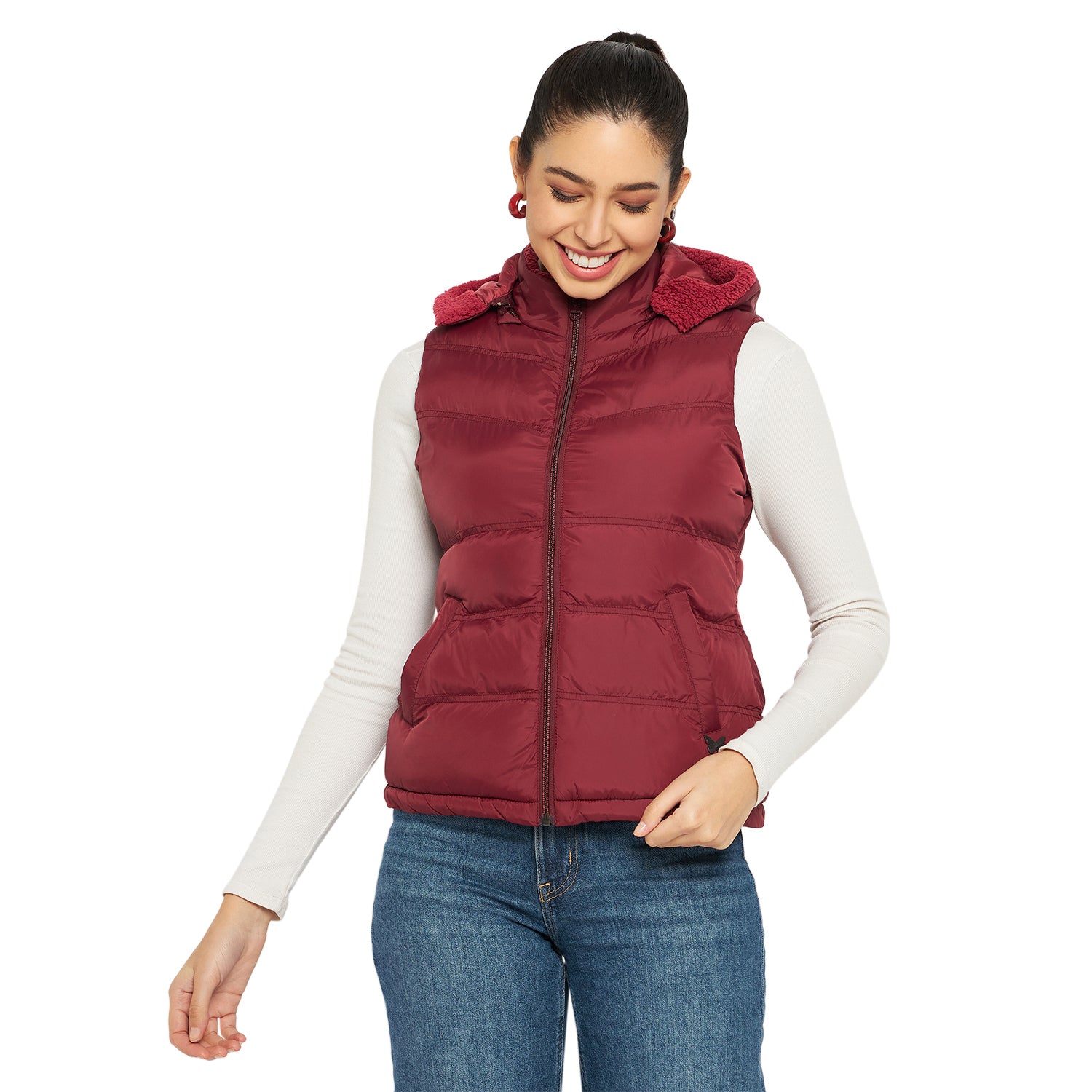 Duke Urban Women Sleeveless Jacket (SDZ4043)