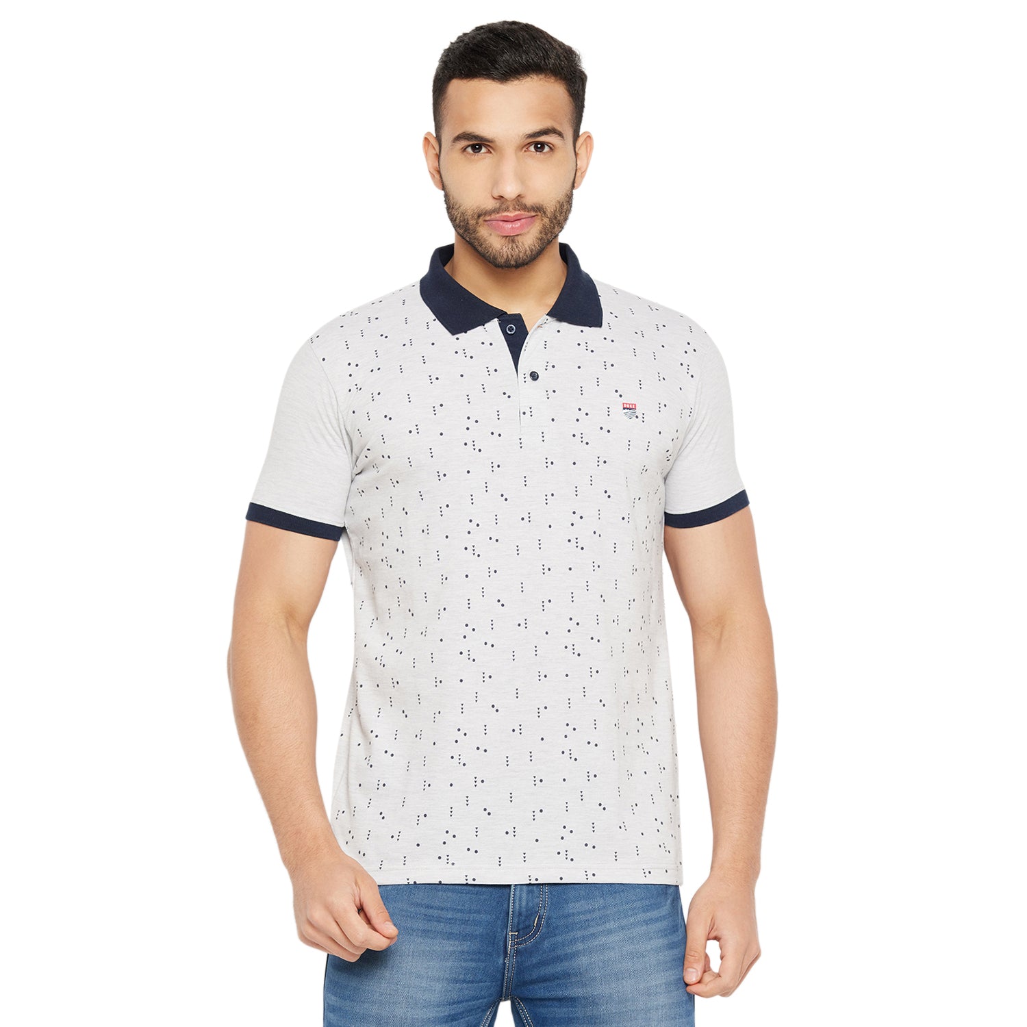 Duke Stardust Men Half Sleeve Polo Neck Cotton T-shirt (3966)