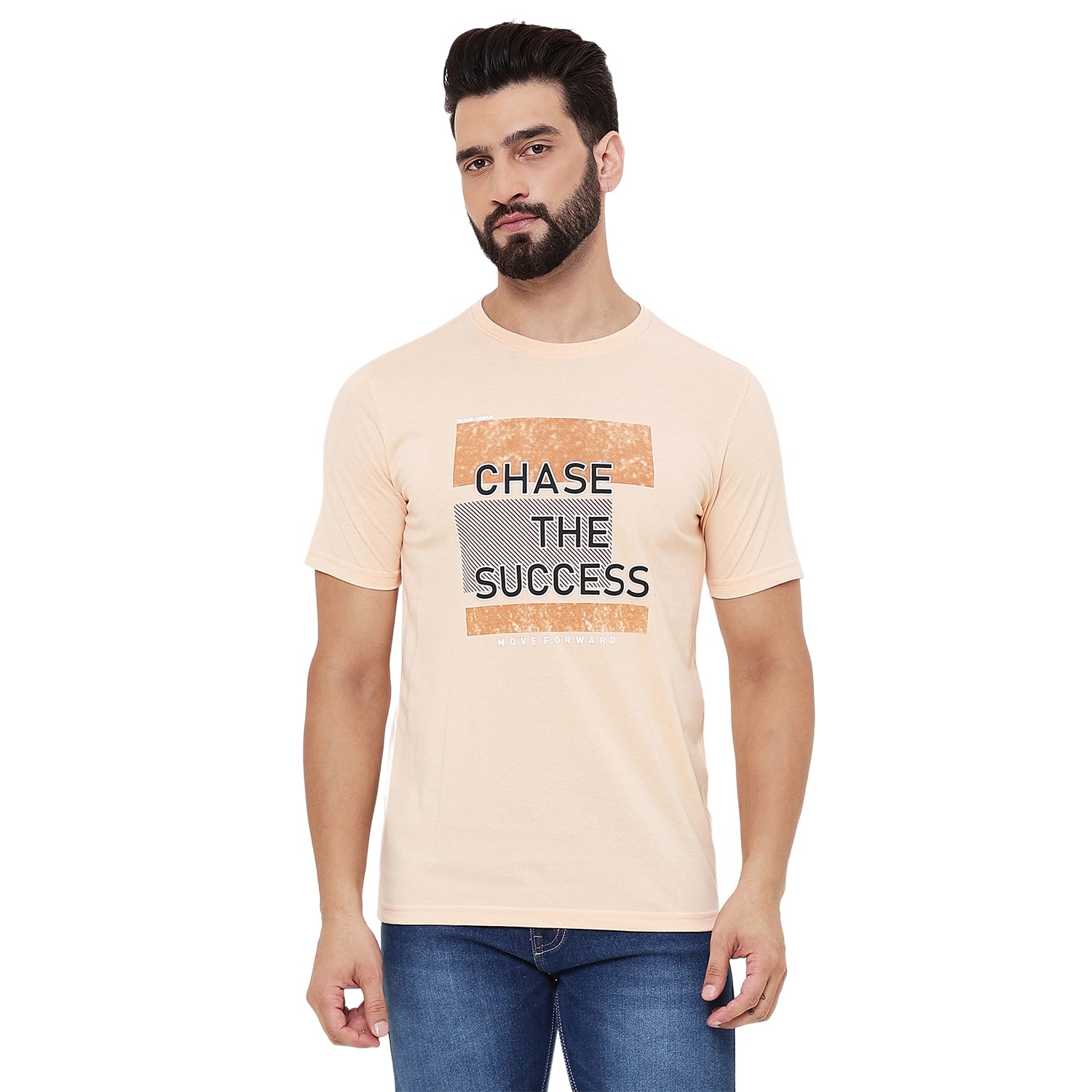 Duke Urban Men Half Sleeve Cotton Tshirt (LF7163)