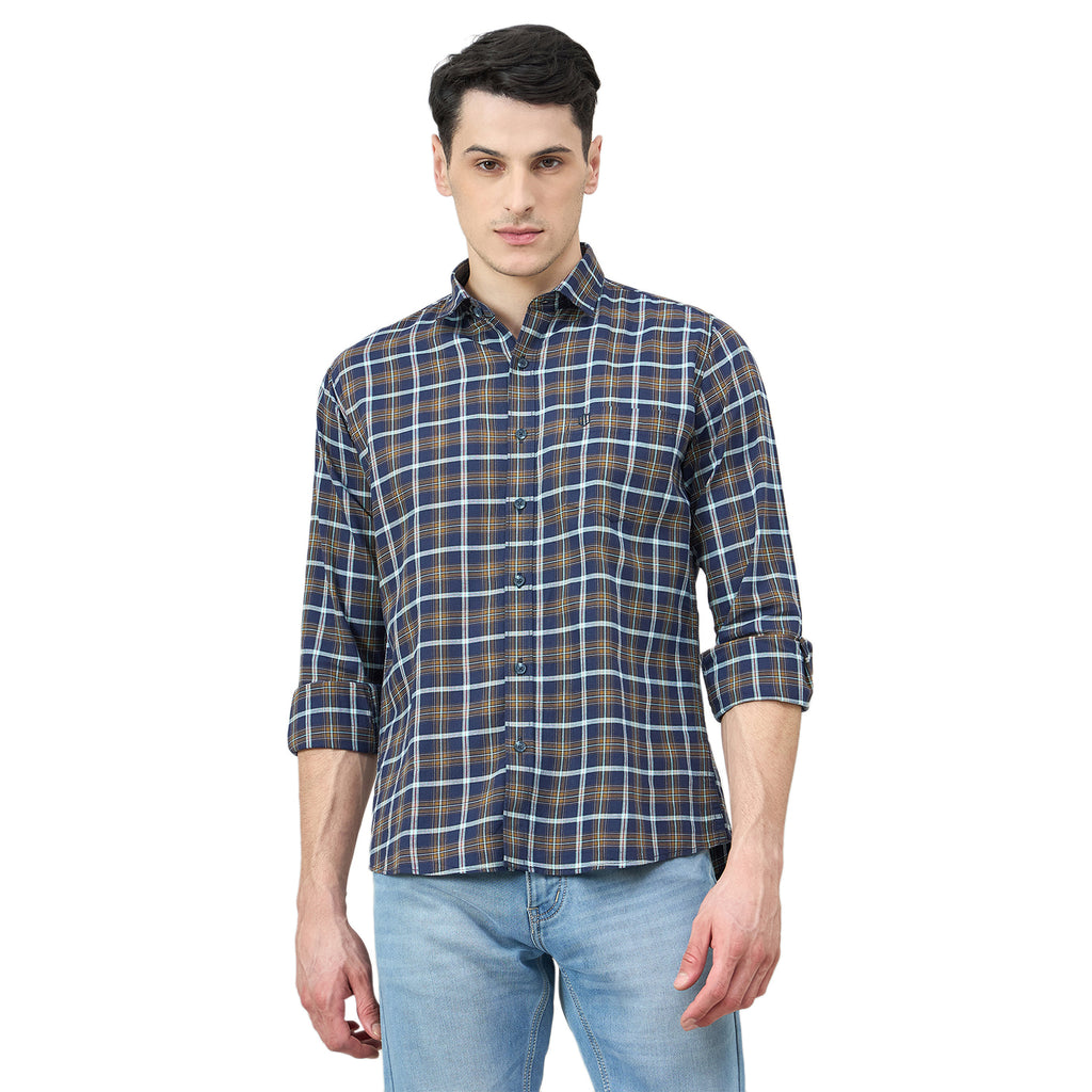 Duke Urban Men Full Sleeve Cotton Shirt (SDO8CKAQ)