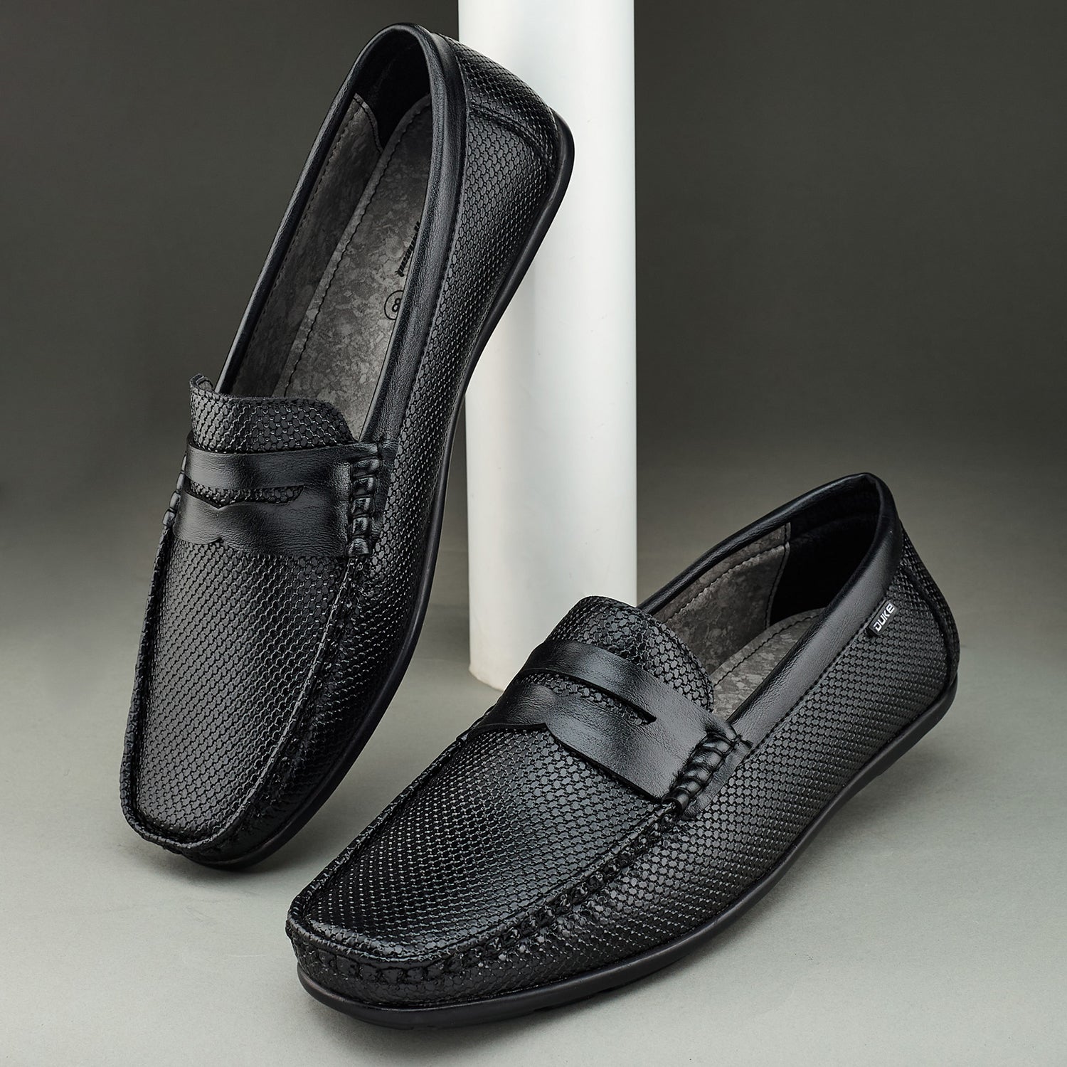 Duke Mens Textured Loafers (FWD4041)