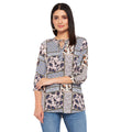 Duke Stardust Women V-Neck 3/4th Sleeve Printed Top (SDX3276)