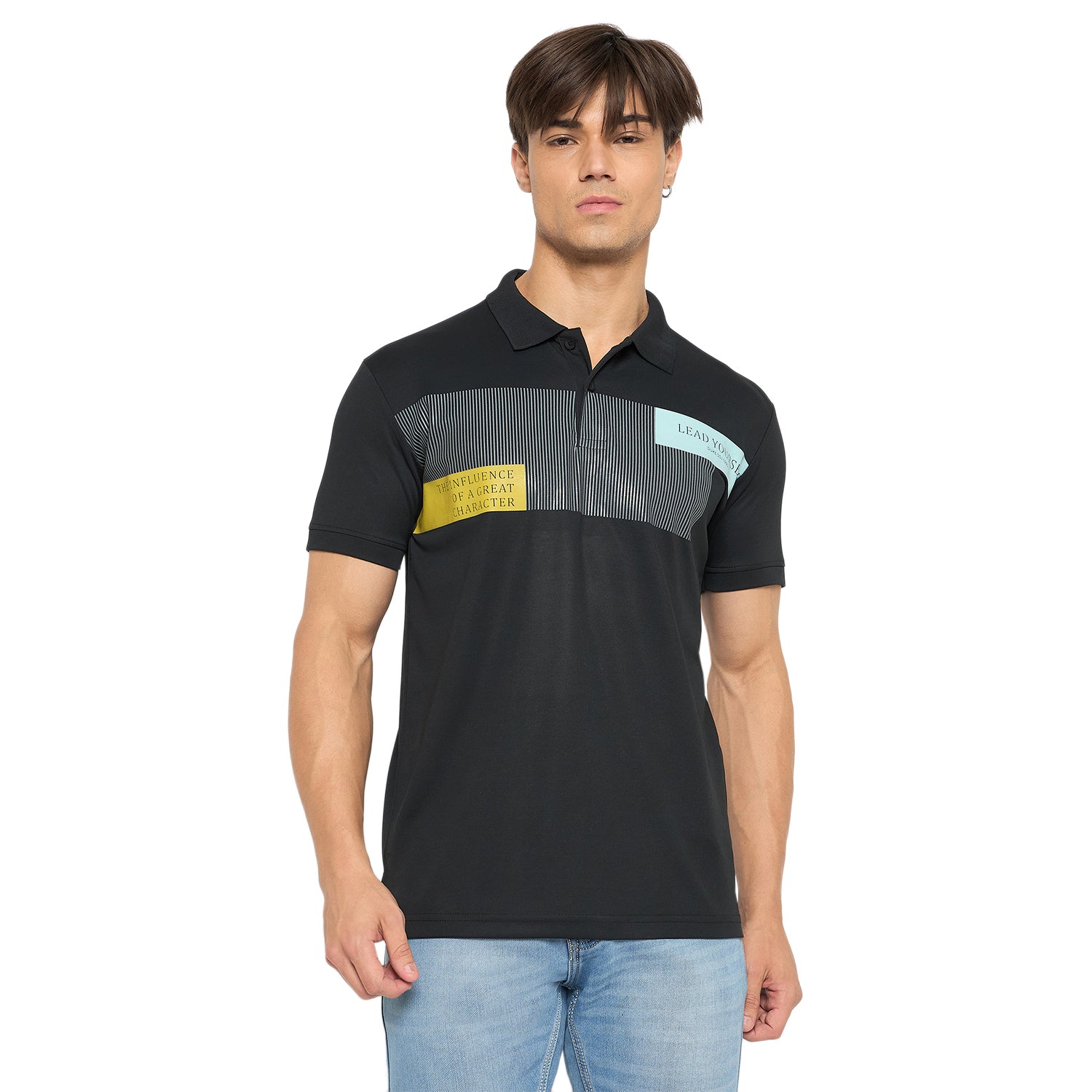 Duke Urban Men Half Sleeve Cotton T-shirt (LF7141)